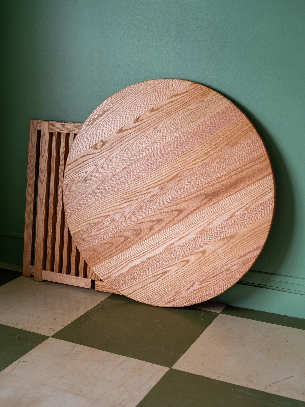 Table à dîner ronde ROBIE | Bois massif | Fait à la main au Québec