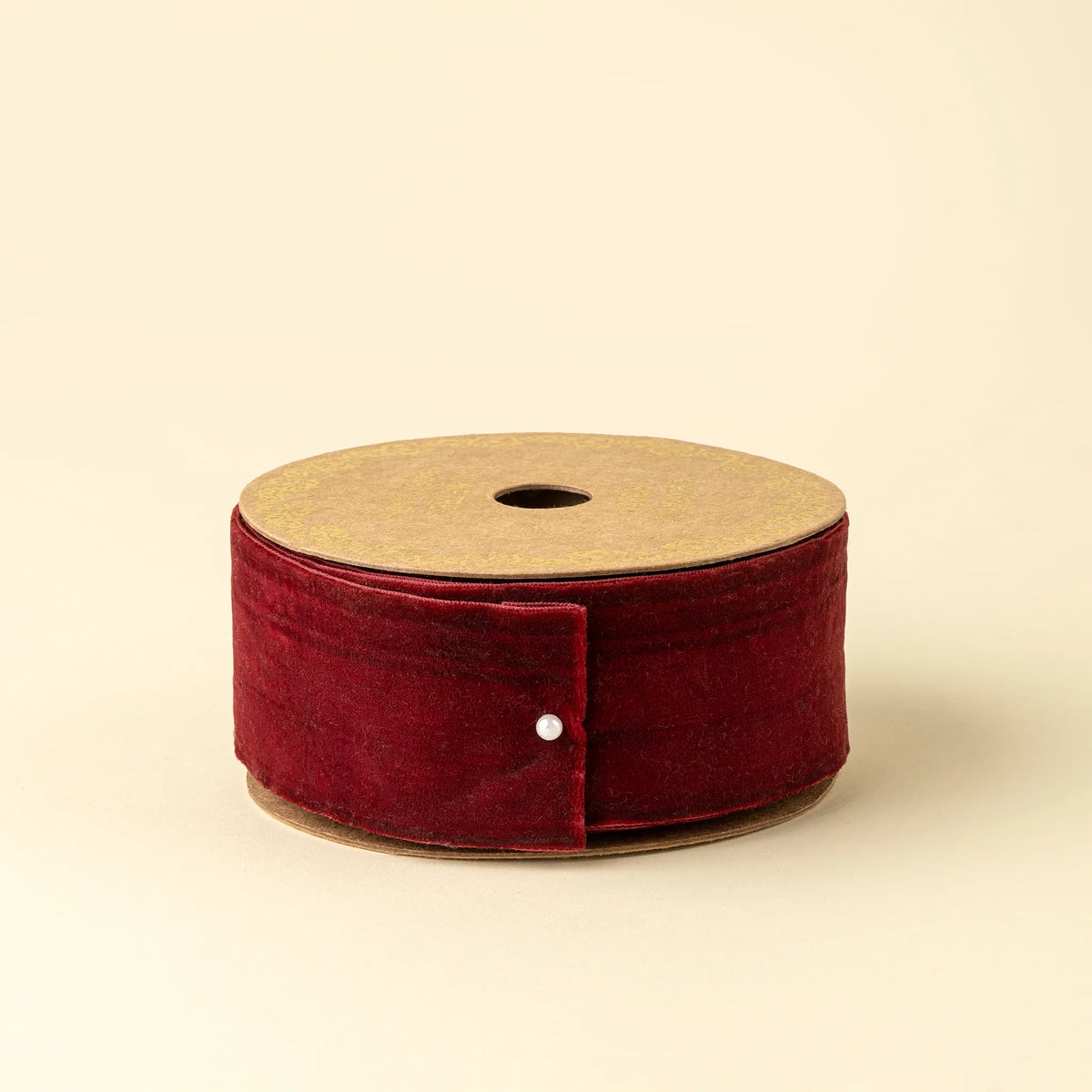 Ruban de velours rouge cramoisi | 2 po × 10 m