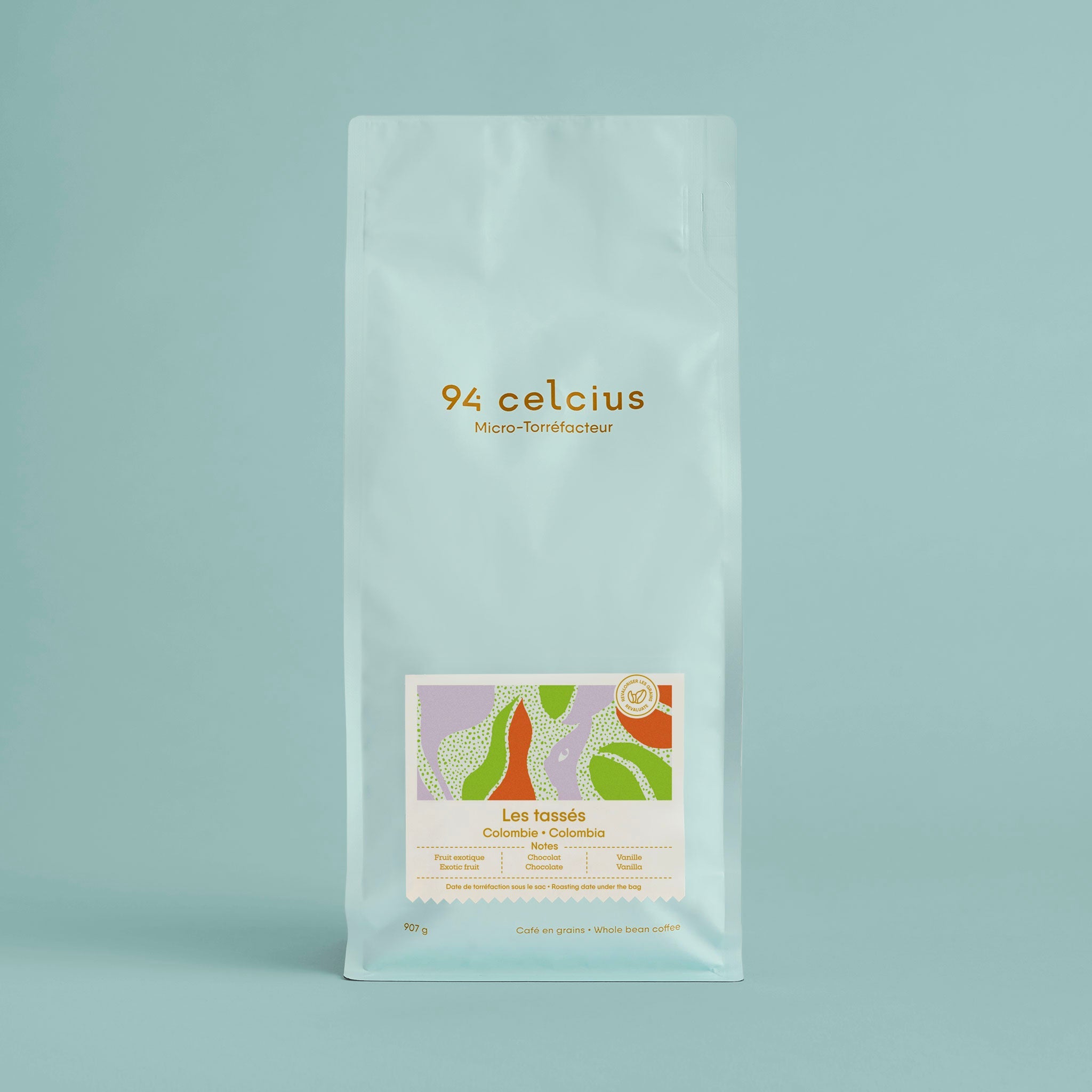 Café Les Tassés | Fruits exotiques, chocolat au lait et vanille | 94Celcius