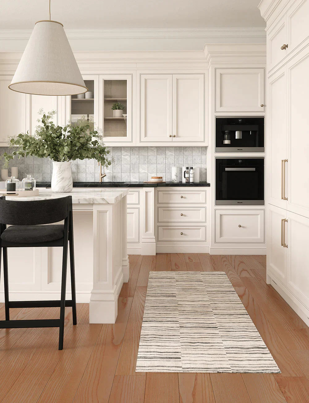 Tapis Sahara Ivoire & Gris | Motif Marocain