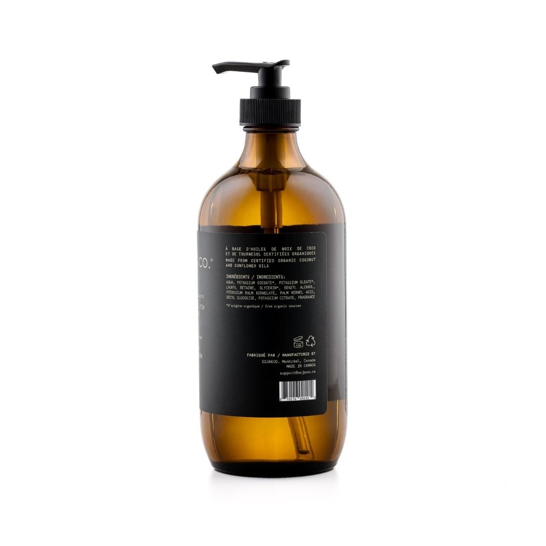 Savon à mains liquide 500 ml | Écorce de pin & cèdre | SOJA&CO