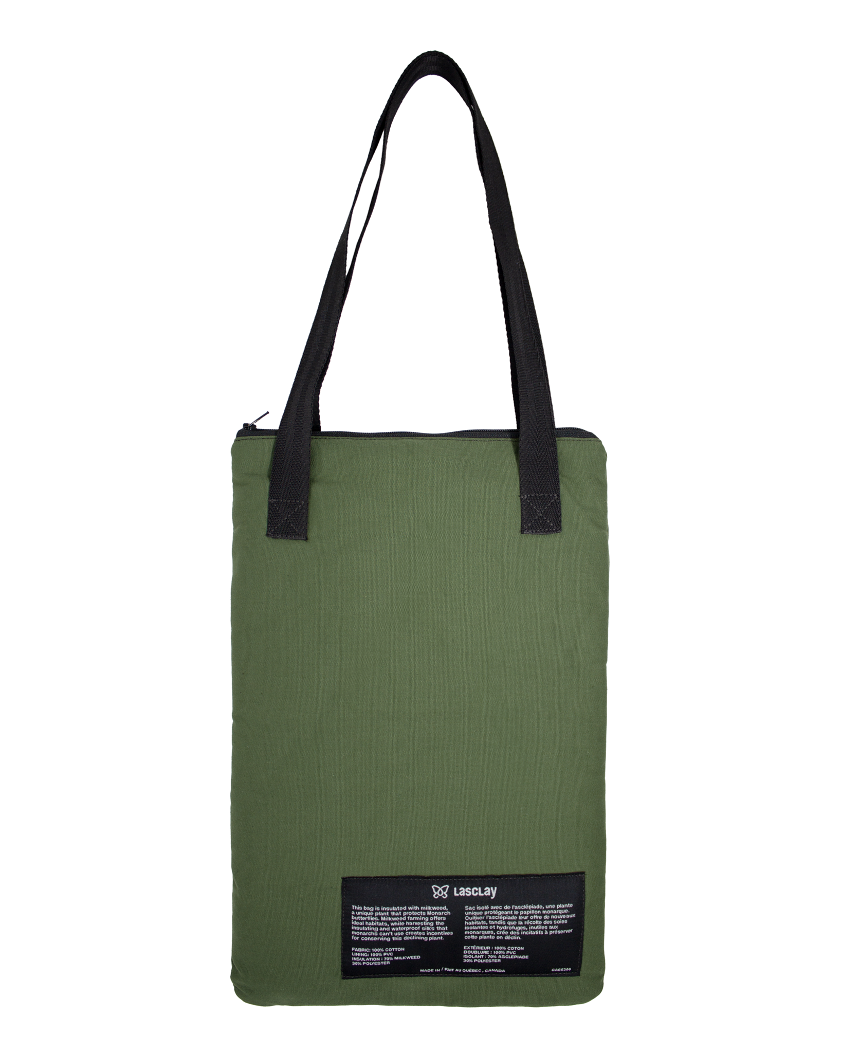 "Tote bag" style insulated cooler bag
