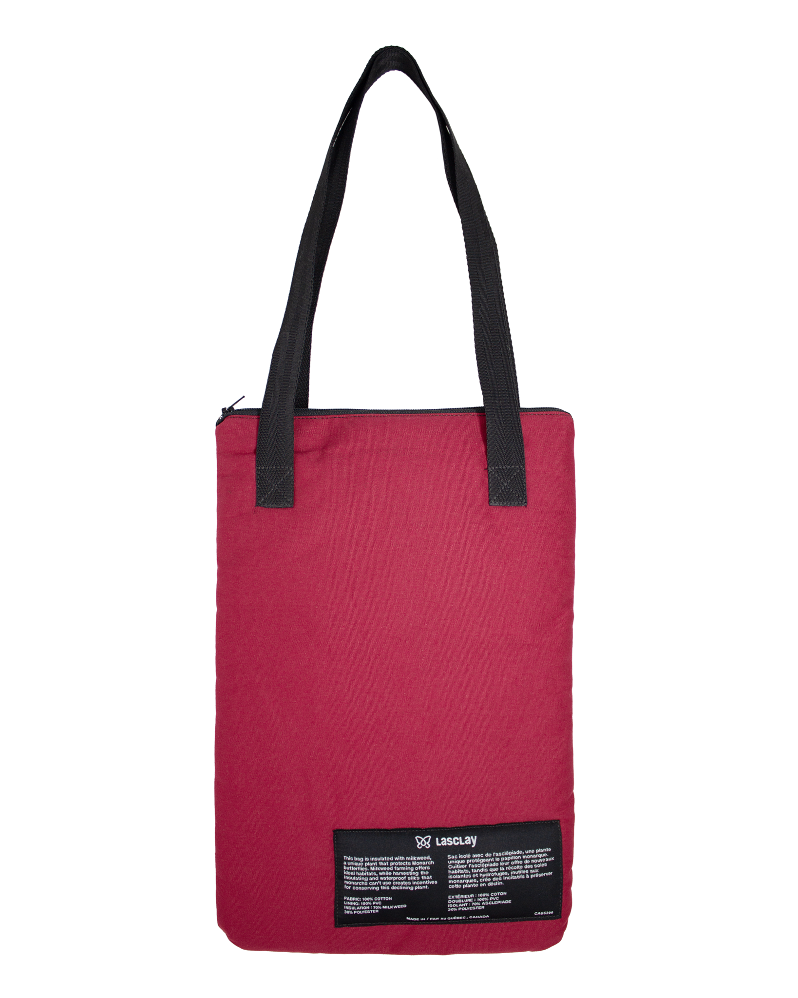 "Tote bag" style insulated cooler bag