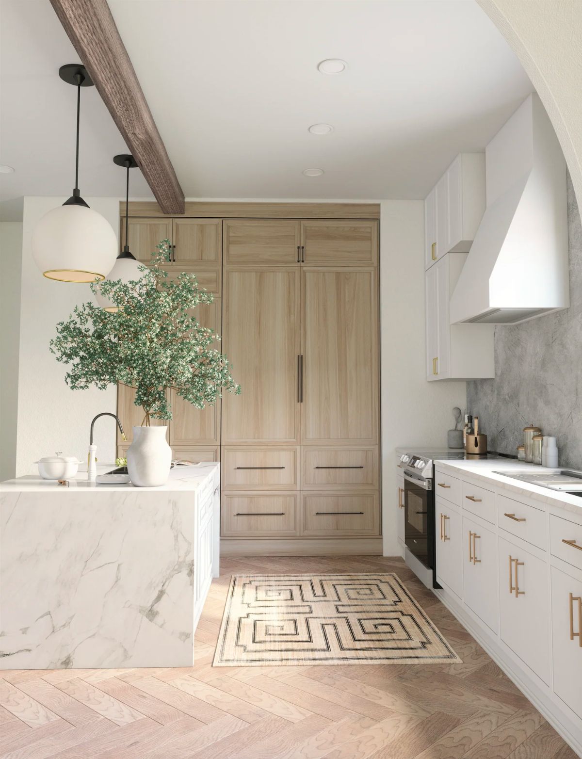 Tapis Noa – Naturel Noir