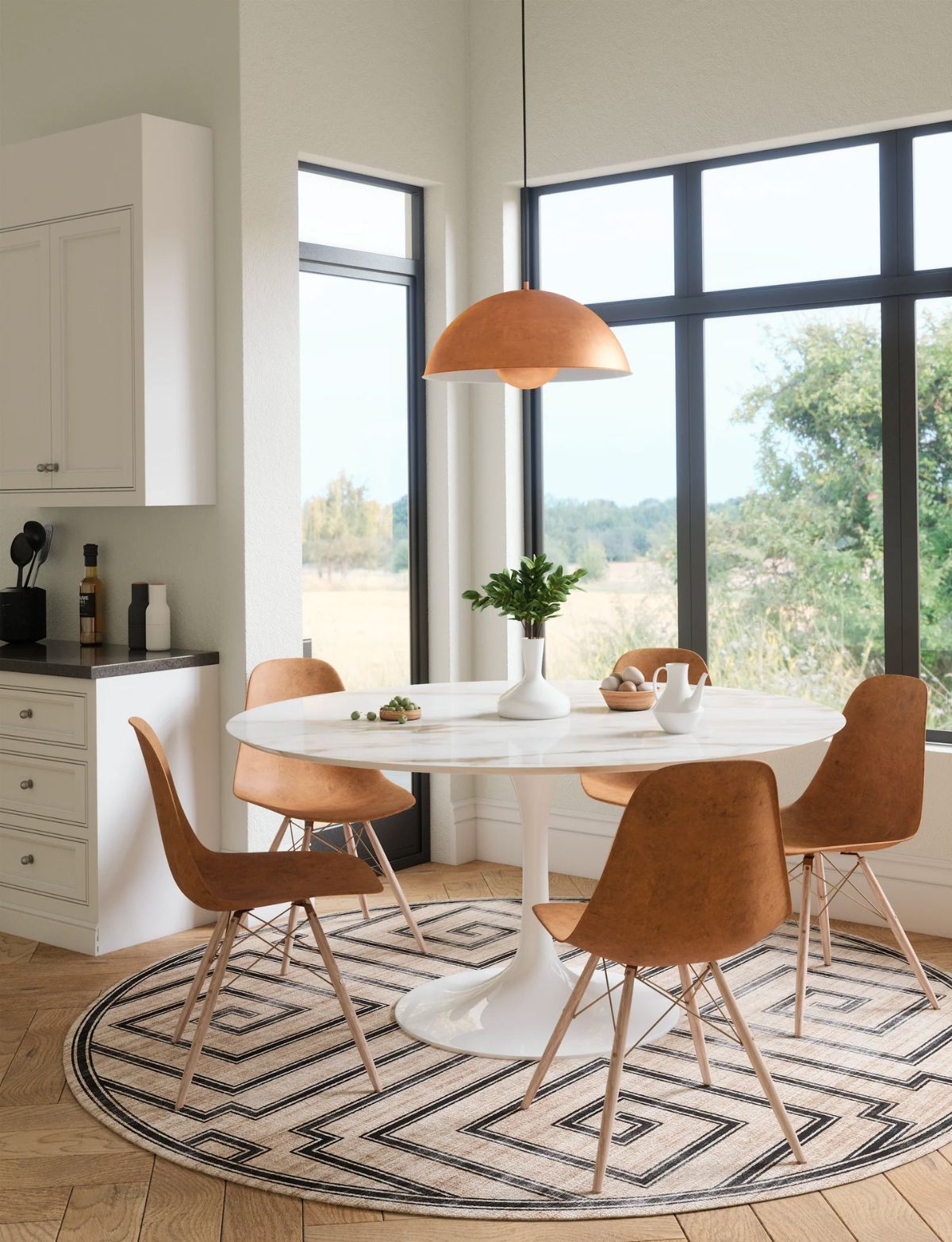 Tapis Noa – Naturel Noir