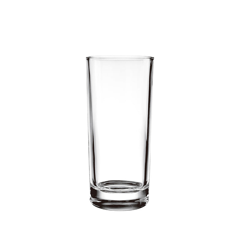 Ensemble de 6 verres à jus transparents IKIDO de 200 mL en verre sans plomb pour boissons quotidiennes.