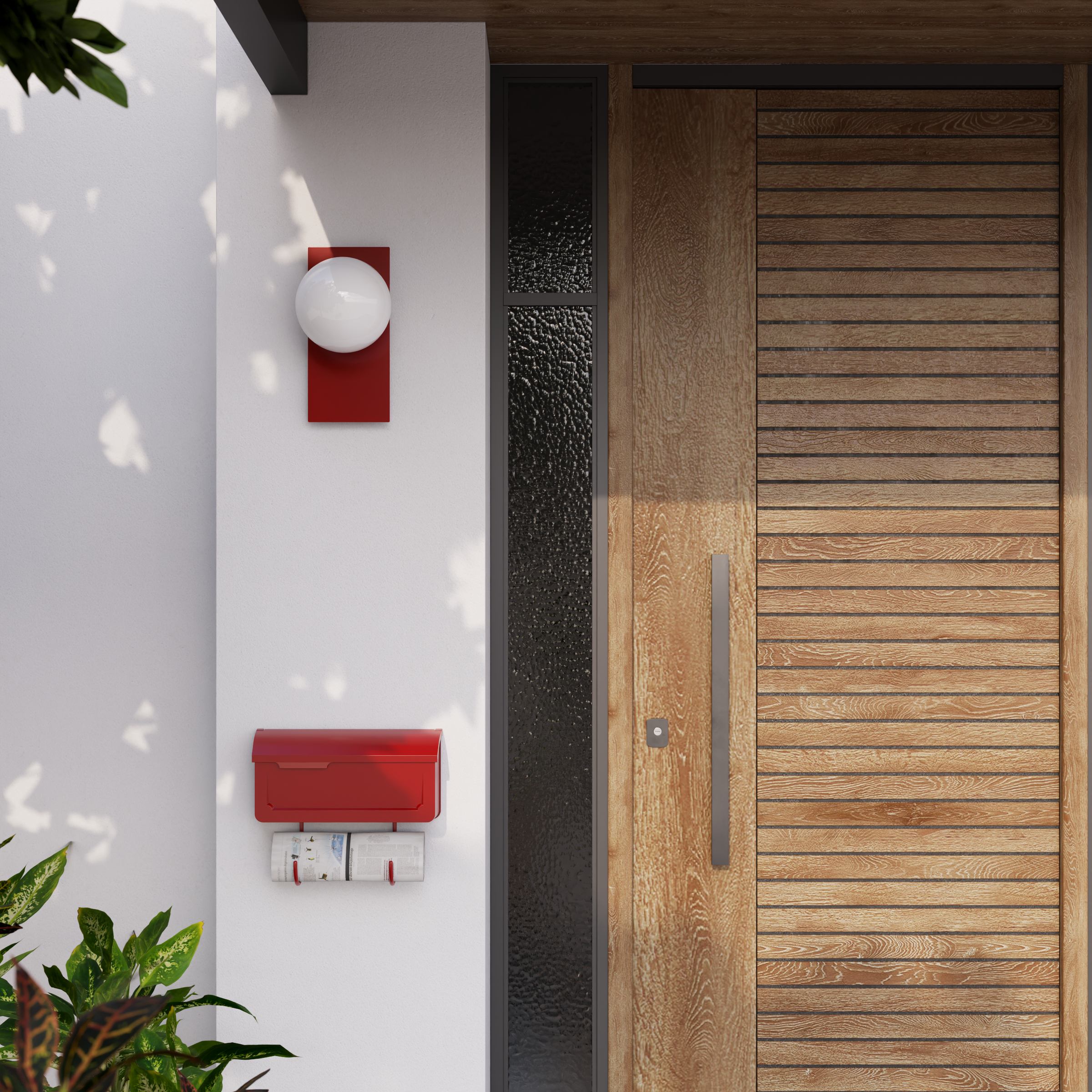 Florence 1791 | Horizontal mailbox with hooks | Made in Quebec