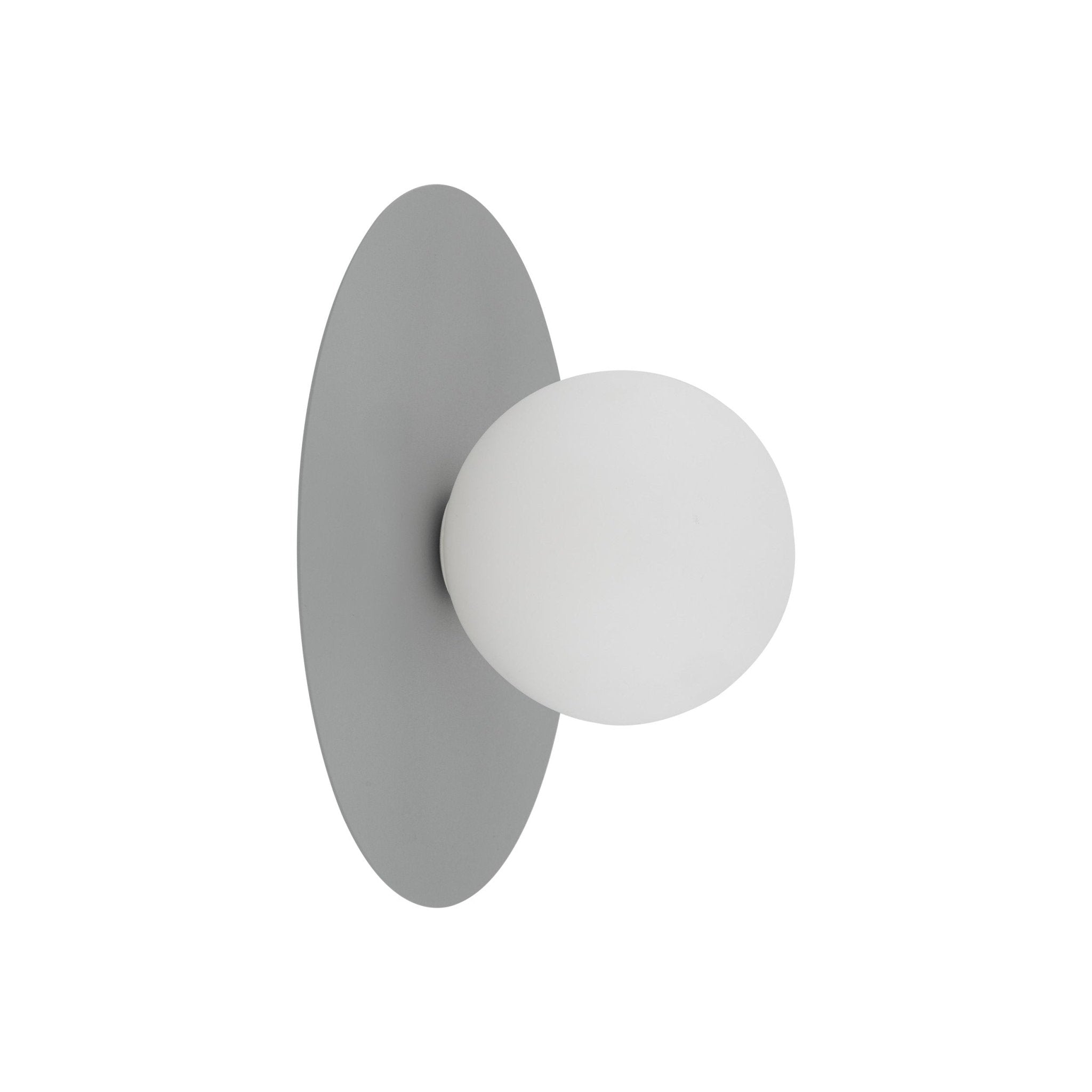 Applique Murale PIXI Scandinave | Éclairage Moderne Minimaliste en Verre et Métal - Les Trouvailles de JustineLumoCraftsGray