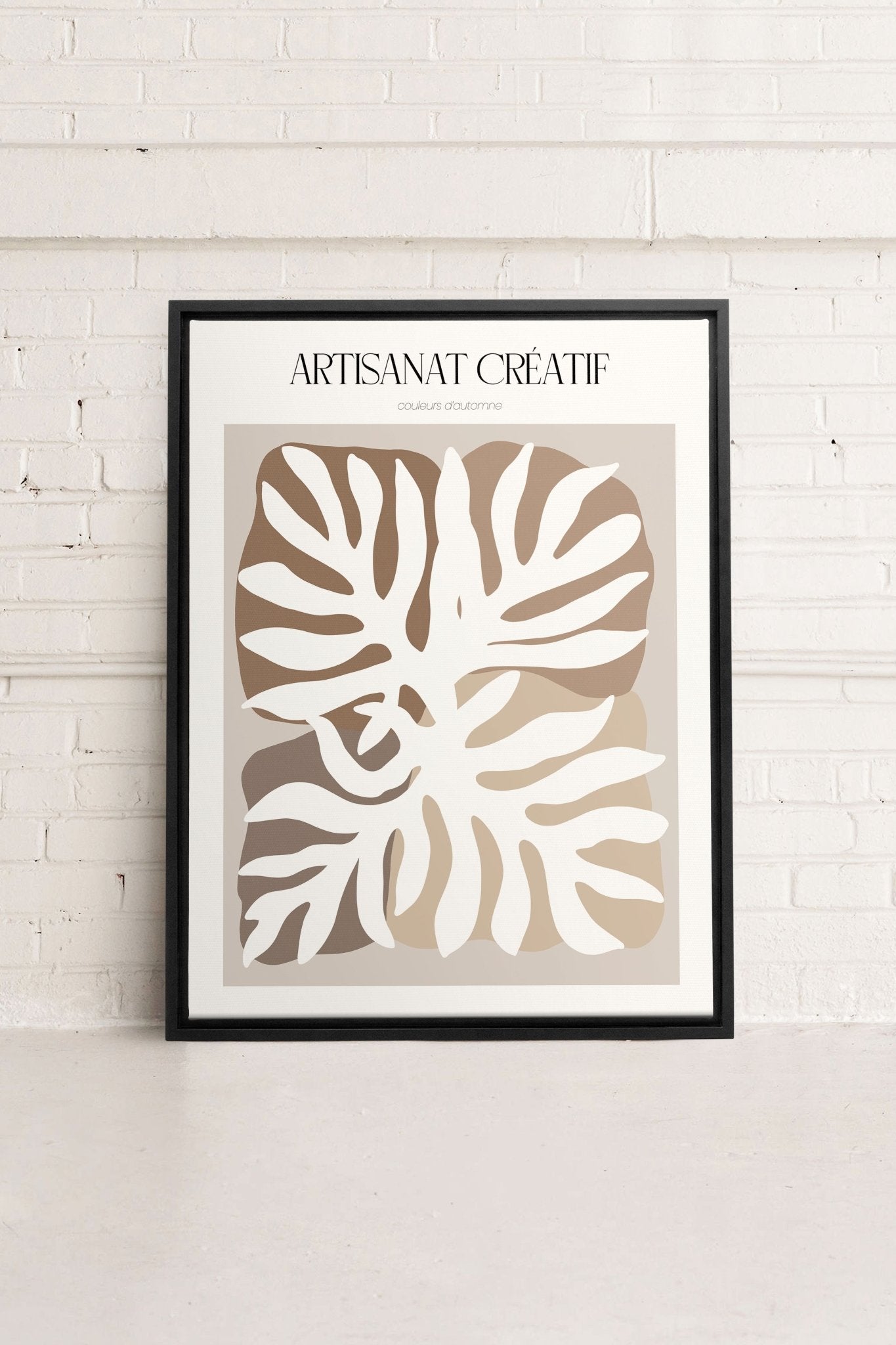 ARTISANAT CRÉATIF, Oeuvre sur toile étirée - Les Trouvailles de JustinecanvasOleka Canvas12x16Noir