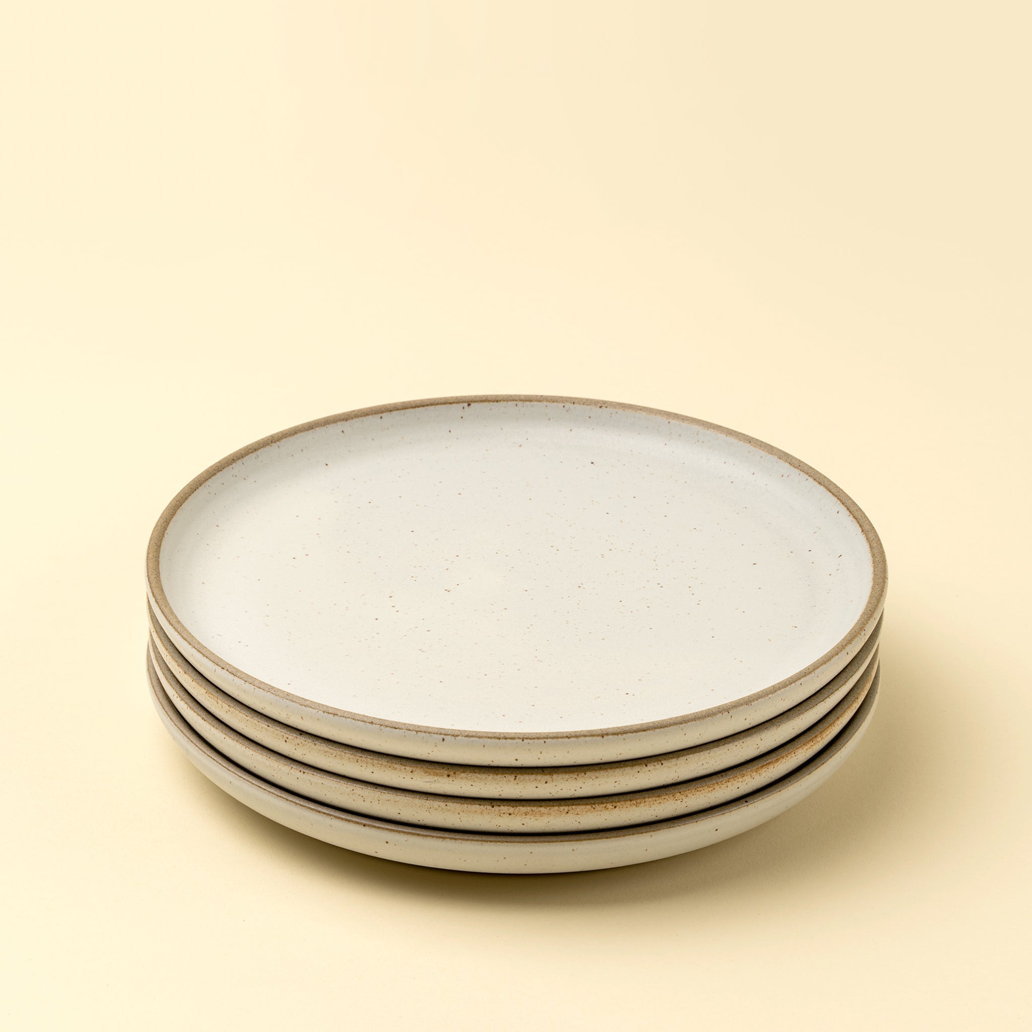 Assiette Petite Rowe | Ivoire | Élégance Moderne & Esprit Artisanal | Indaba - Les Trouvailles de JustineIndaba Home