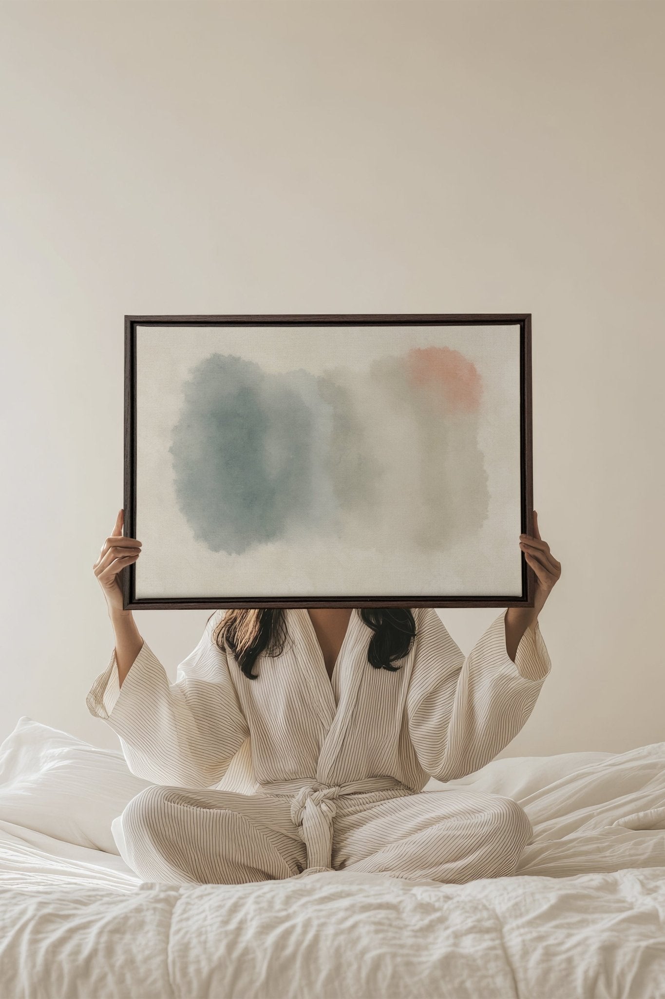 AURORA SHADES, Oeuvre sur toile étirée - Les Trouvailles de JustinecanvasOleka Canvas16x12Espresso