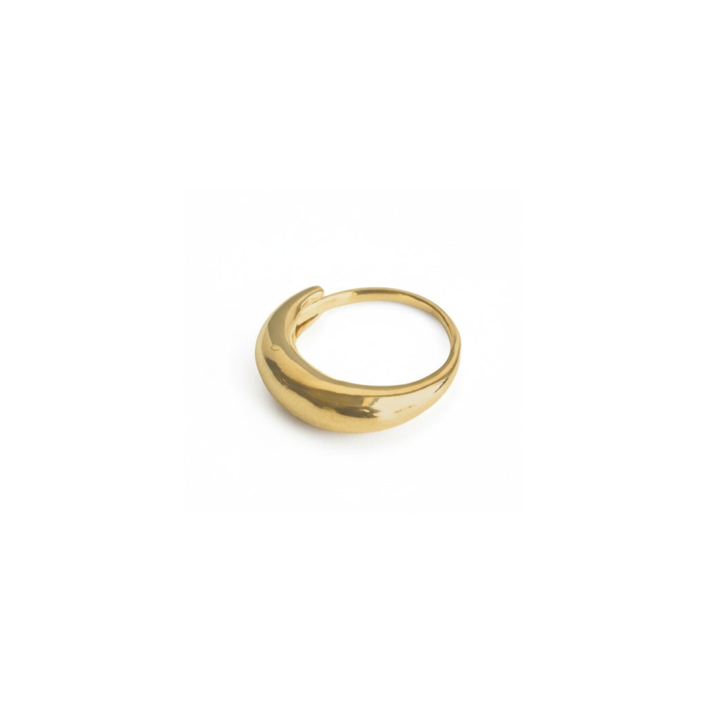 Bague ajustable LULU BE de Pilgrim au design torsadé, idéale à superposer.