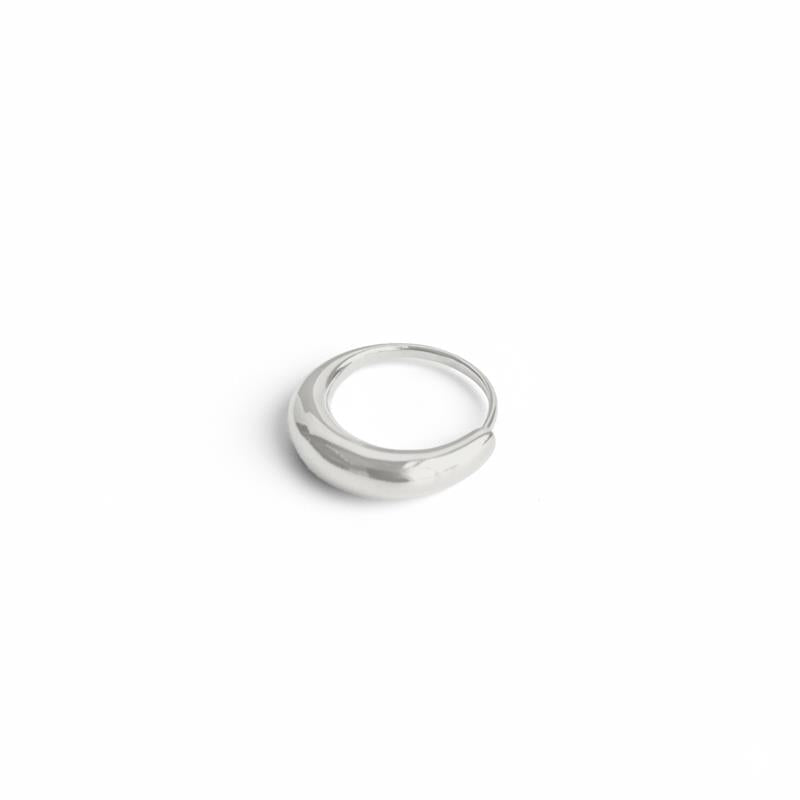 Bague argentée torsadée, anneau ouvert LULU BE Pilgrim