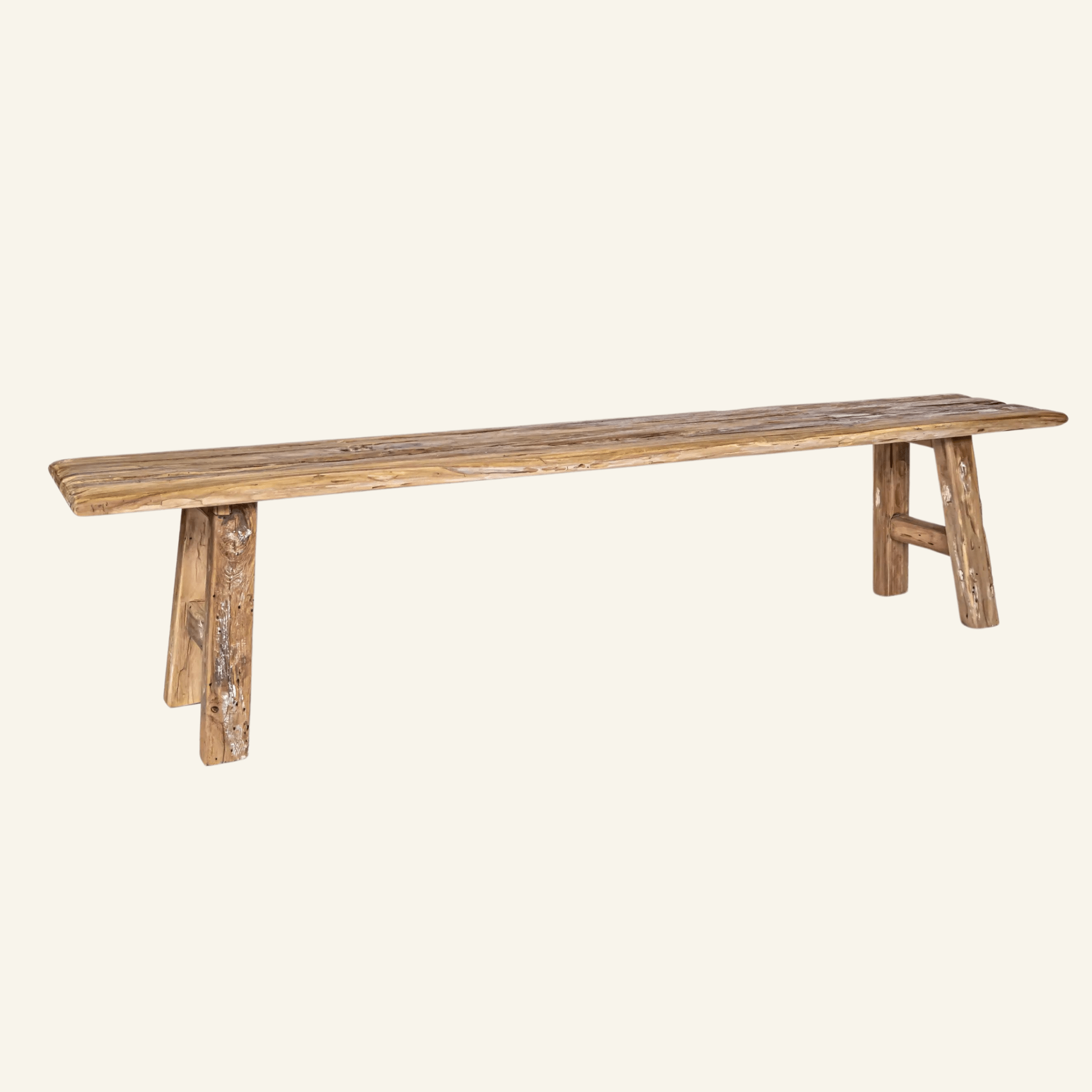 Banc Vintage en Teck Recyclé | 5 formats - Les Trouvailles de JustineBancsCRUSOËL: 200 cm