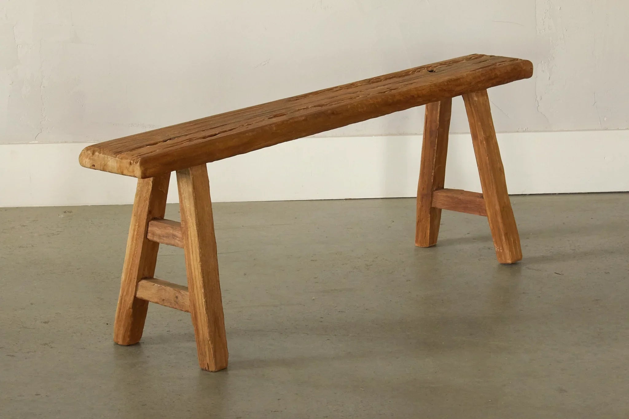 Banc Vintage Étroit en Teck Recyclé | 150 cm - Les Trouvailles de JustineBancsCRUSOË