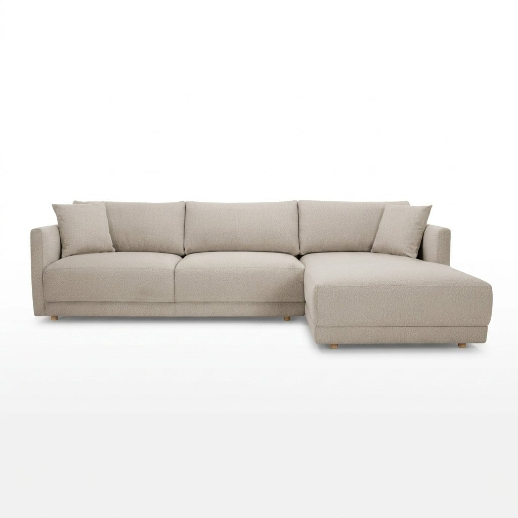 Sectionnel Barika | Tissu recyclé certifié GRS | Cadre certifié FSC