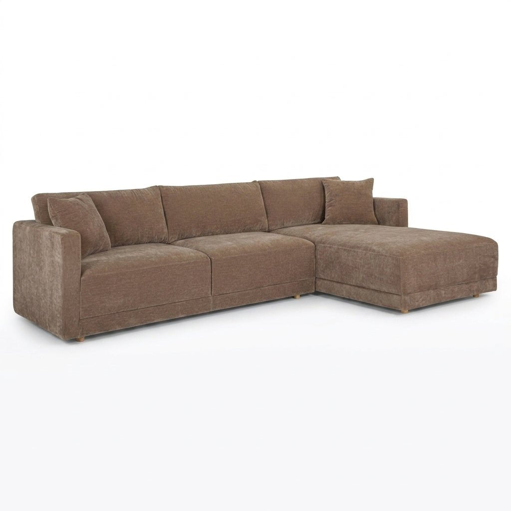Sectionnel Barika | Tissu recyclé certifié GRS | Cadre certifié FSC