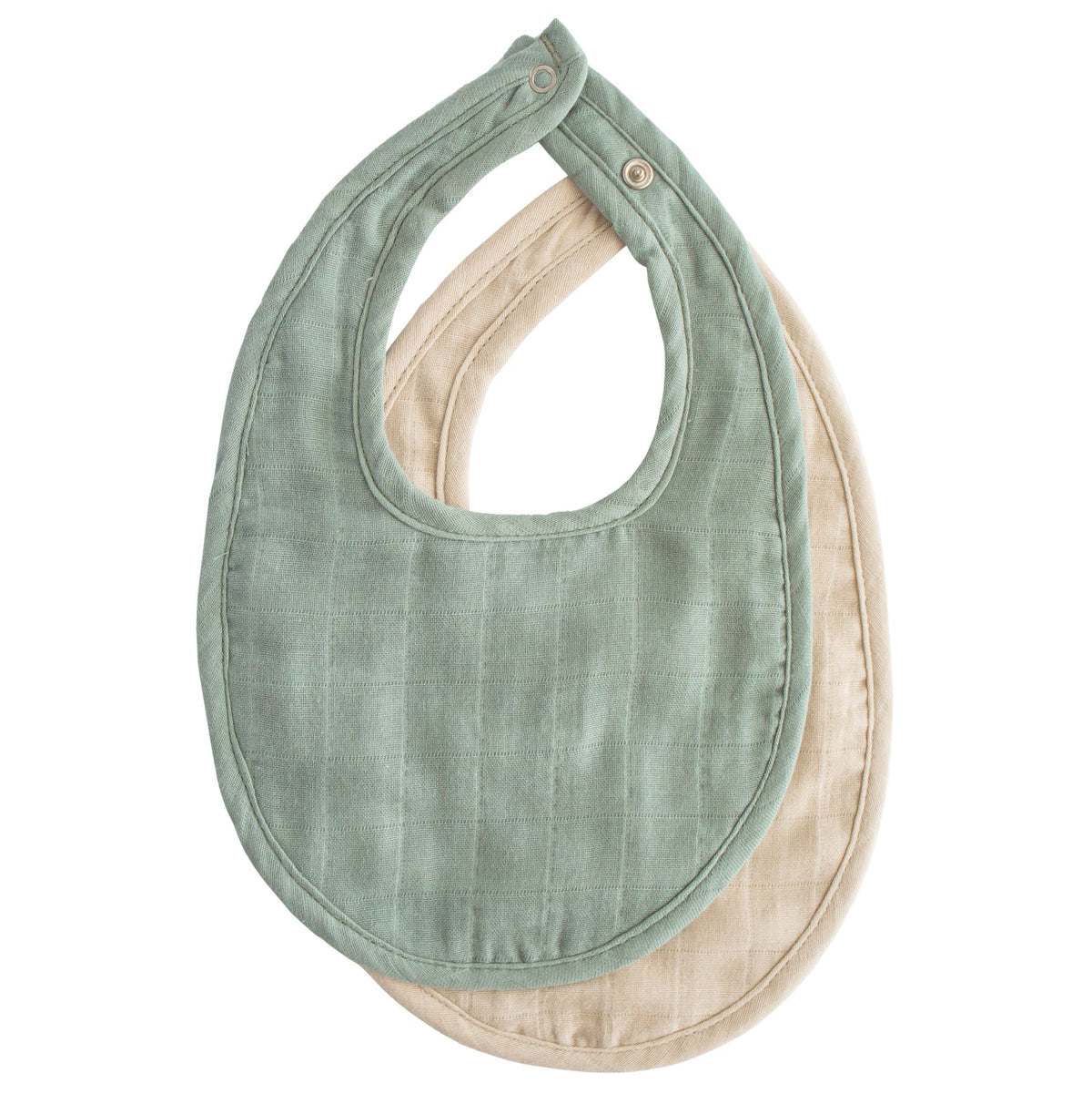 Bavoirs bébé en mousseline de coton biologique Bloom & Bounce
