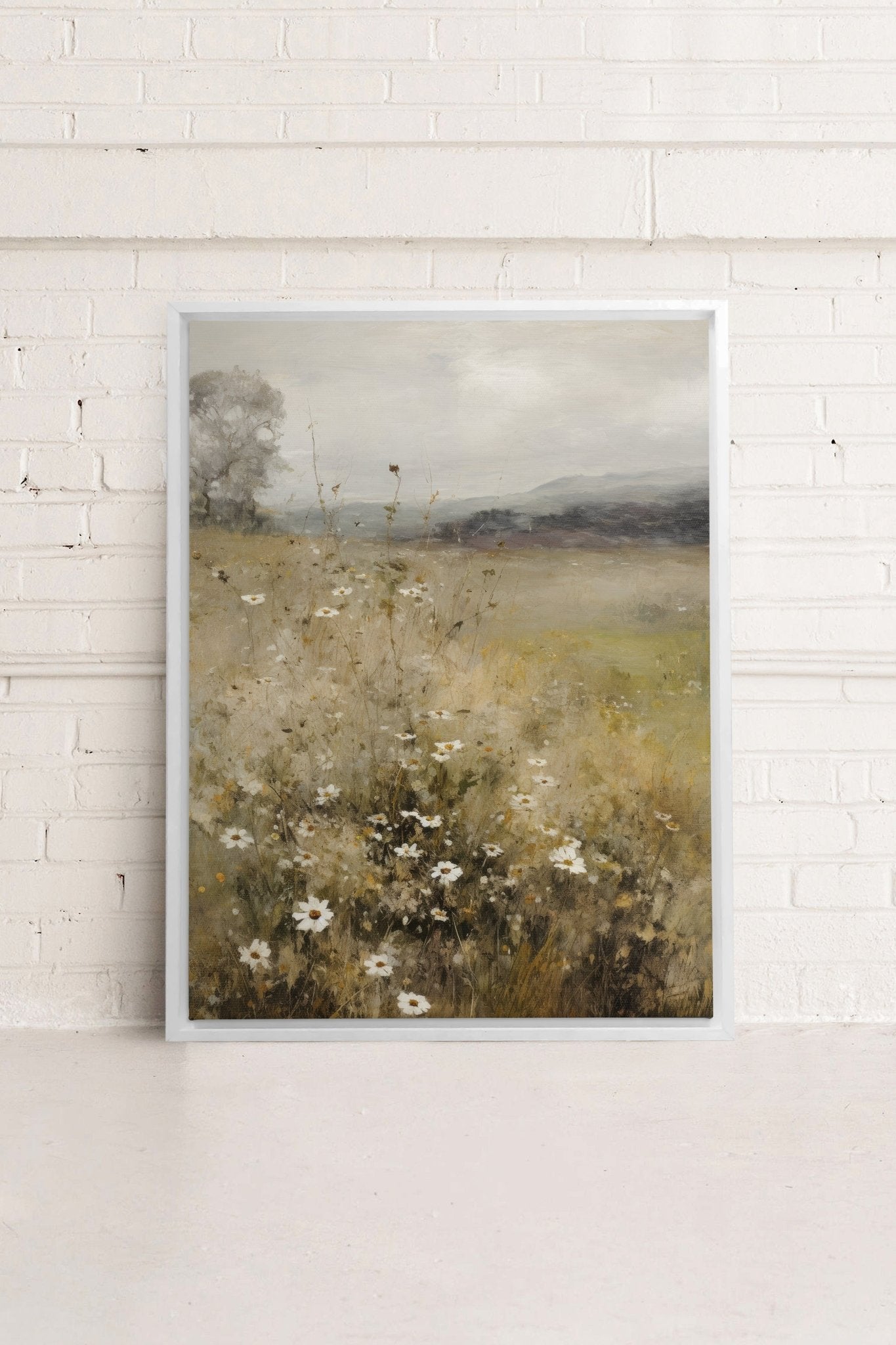 BLOSSOM, Oeuvre sur toile étirée - Les Trouvailles de JustineDernière chanceOleka Canvas9X12Blanc