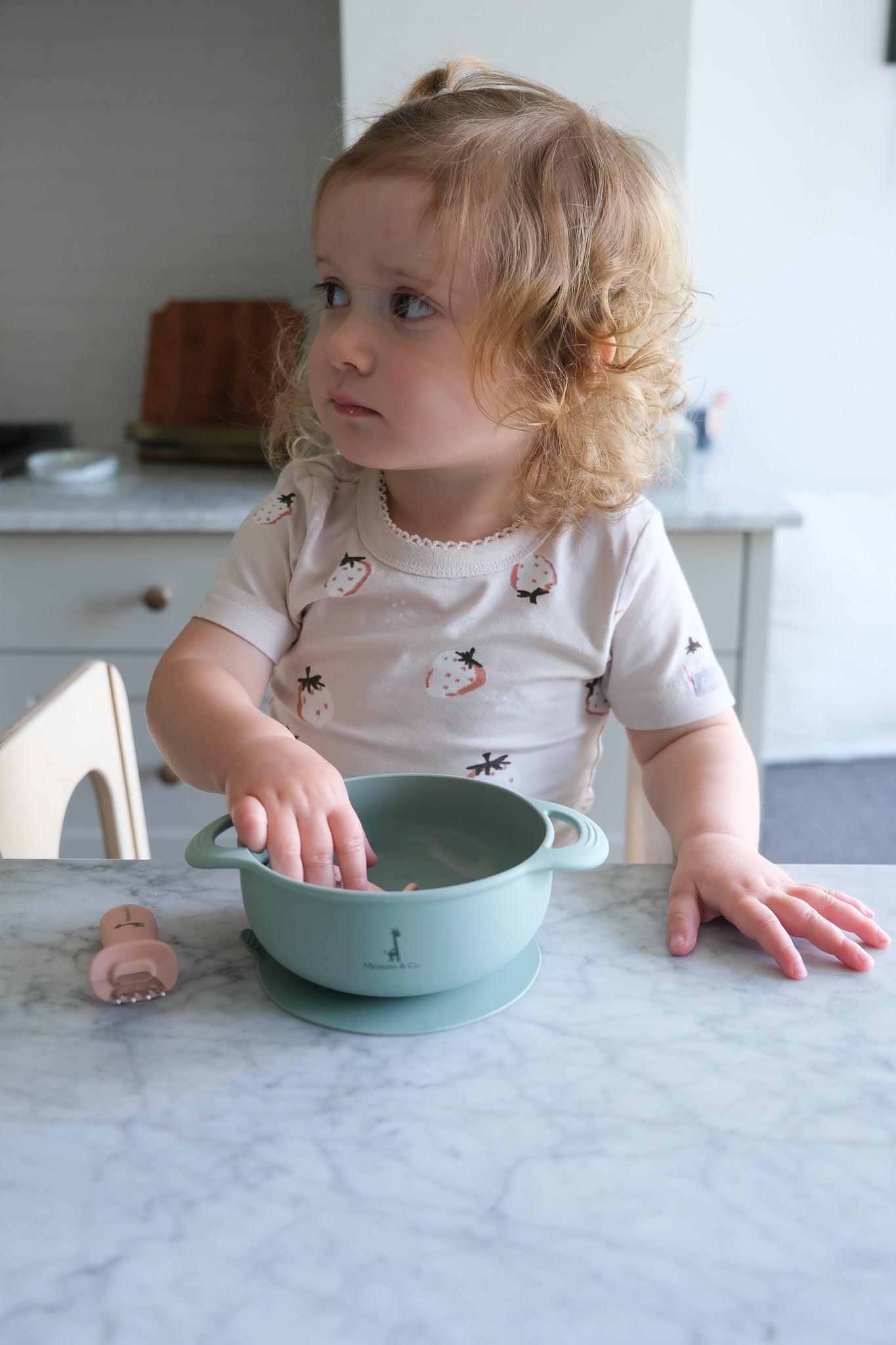 Bol en silicone à succion - Les Trouvailles de JustineBébés et tout - petitsMicassoandcoblanc crème