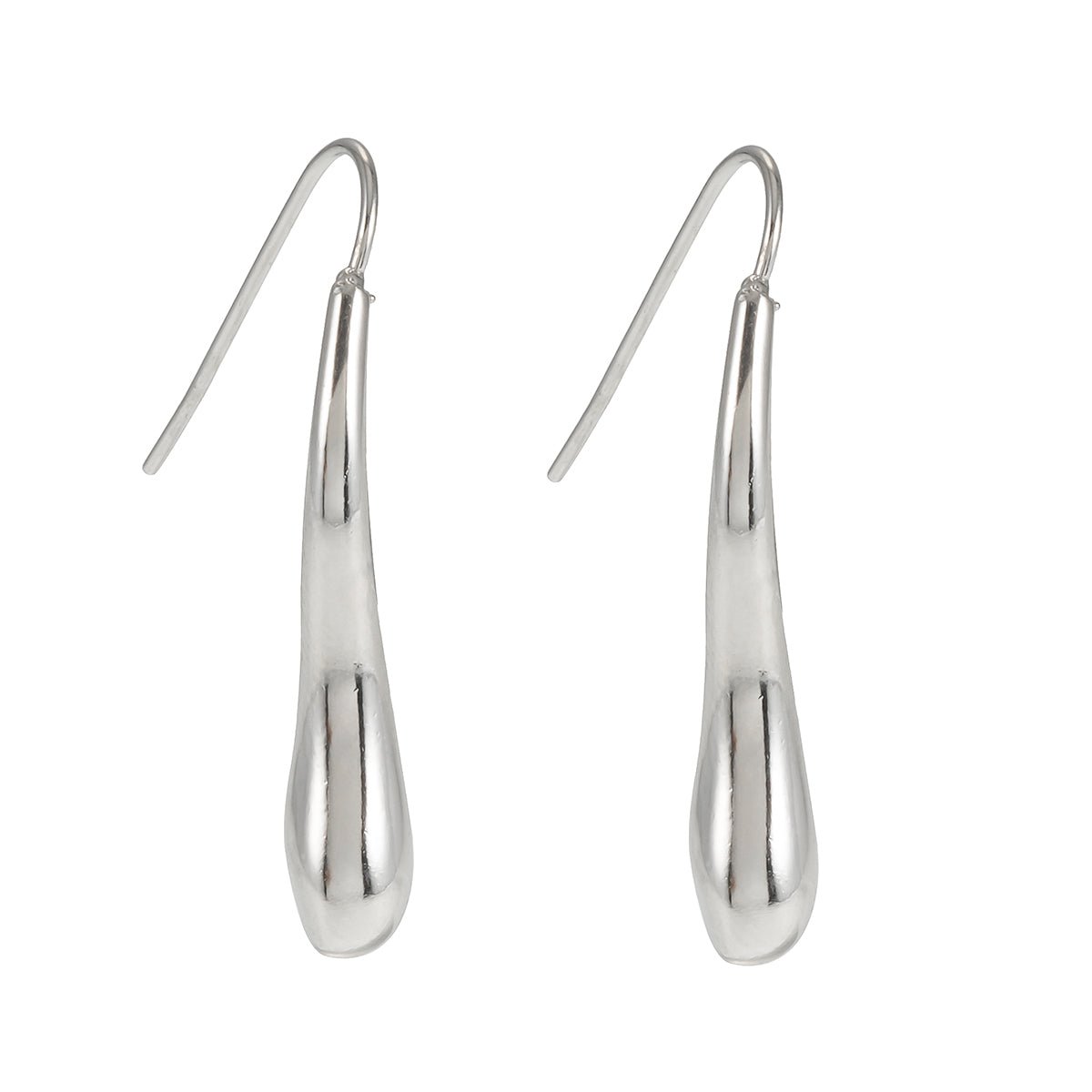 Boucles d’oreilles CORNING | Formes de têtard en or blanc (ton argent) - Les Trouvailles de JustineEARRINGSHACKNEY NINE Jewellery
