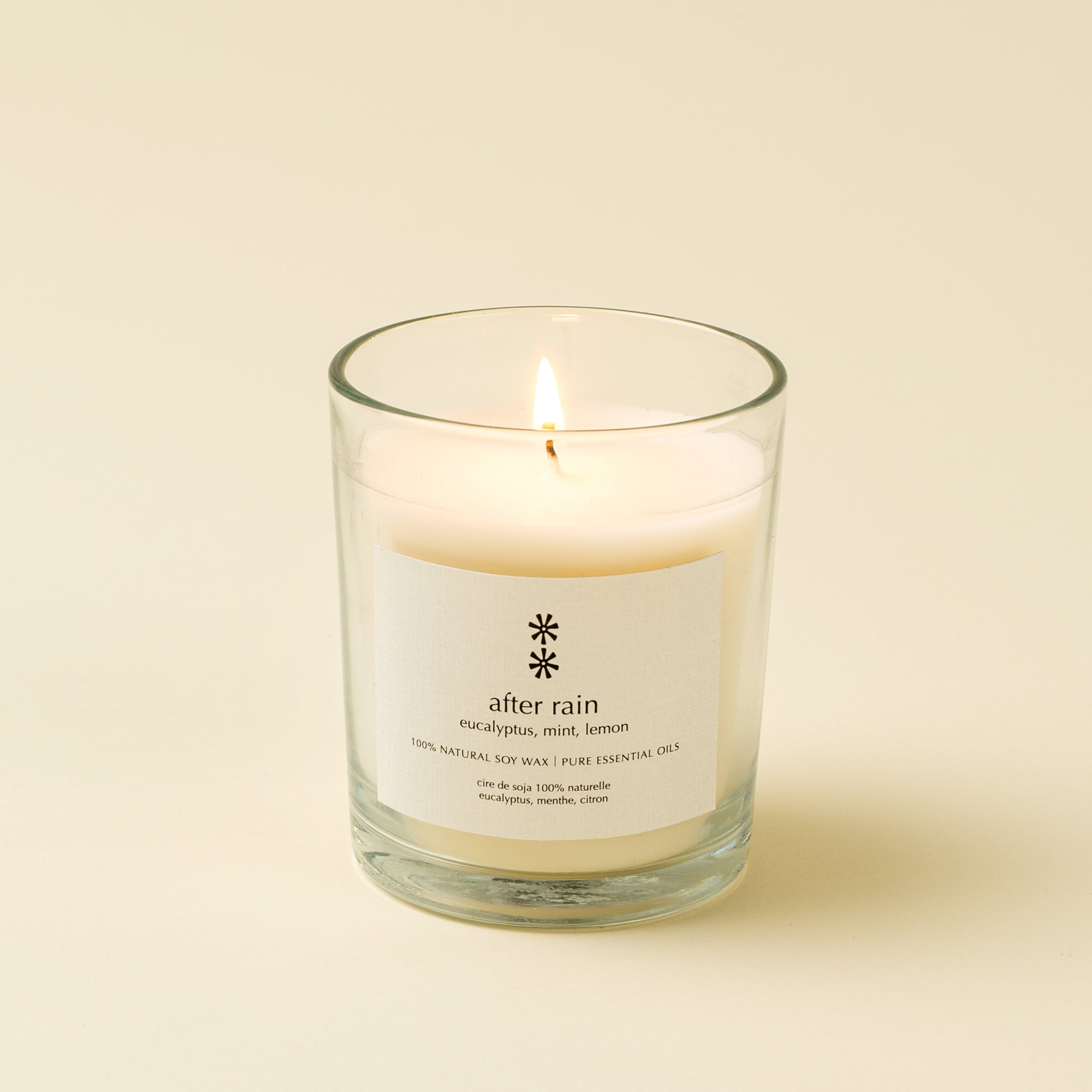 Bougie de soya coulée à la main & parfumée After Rain | 200 g | Notes fraîches et vivifiantes | Indaba - Les Trouvailles de JustineIndaba Home