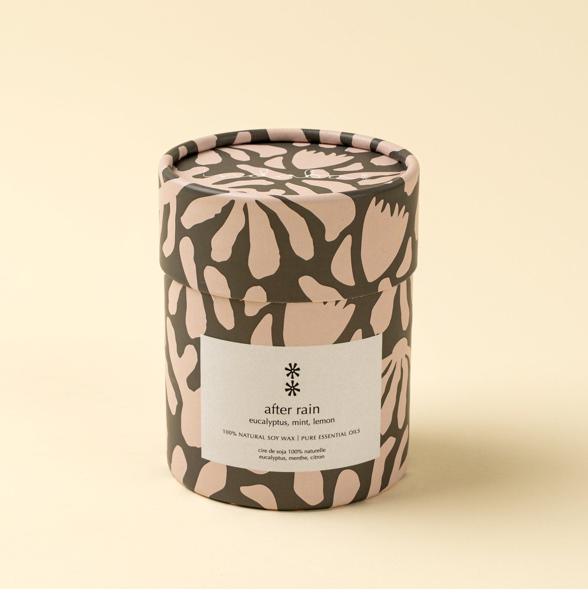 Bougie de soya coulée à la main & parfumée After Rain | 200 g | Notes fraîches et vivifiantes | Indaba - Les Trouvailles de JustineIndaba Home