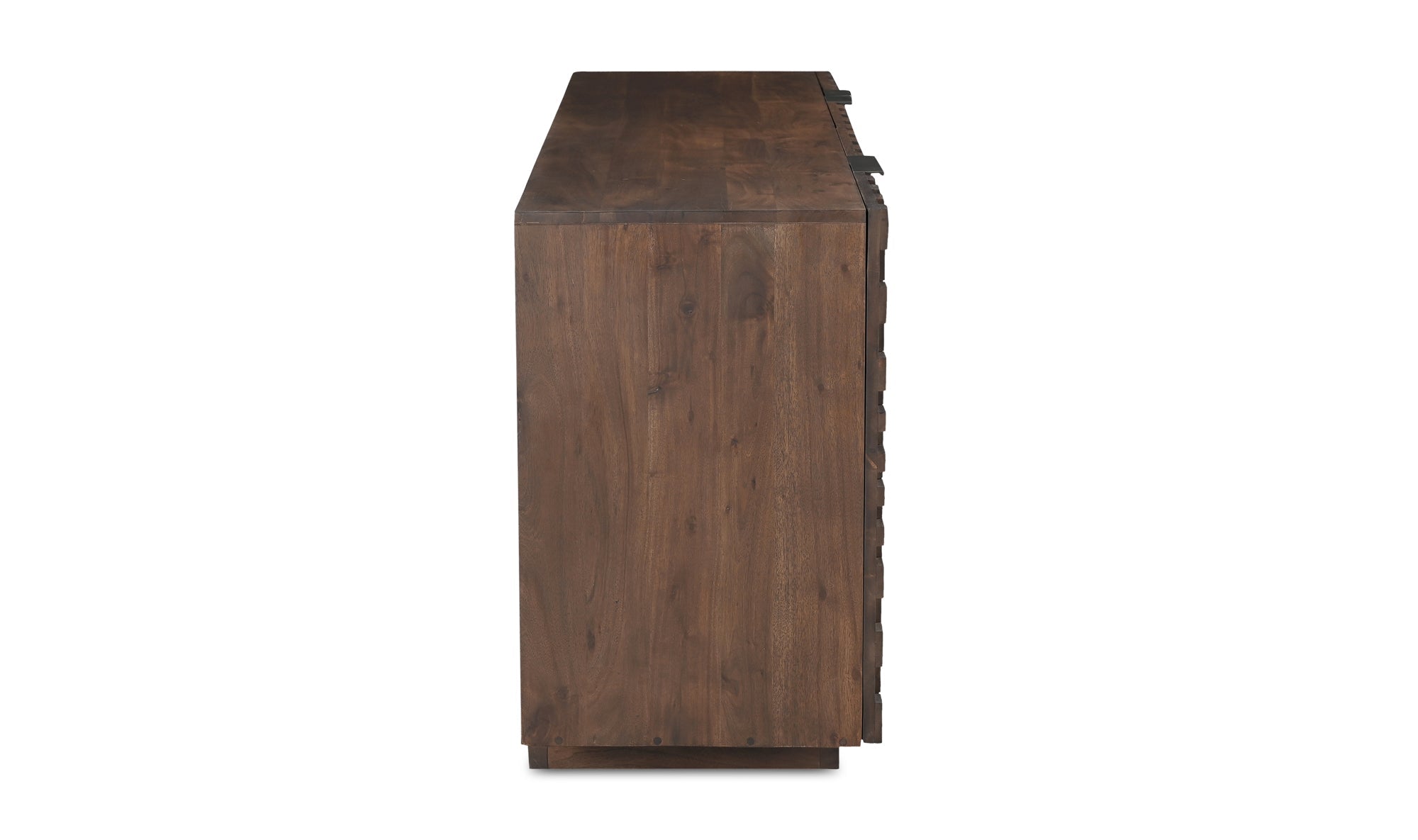 Buffet Brampton | Bois d’acacia massif | Motif géométrique 3D