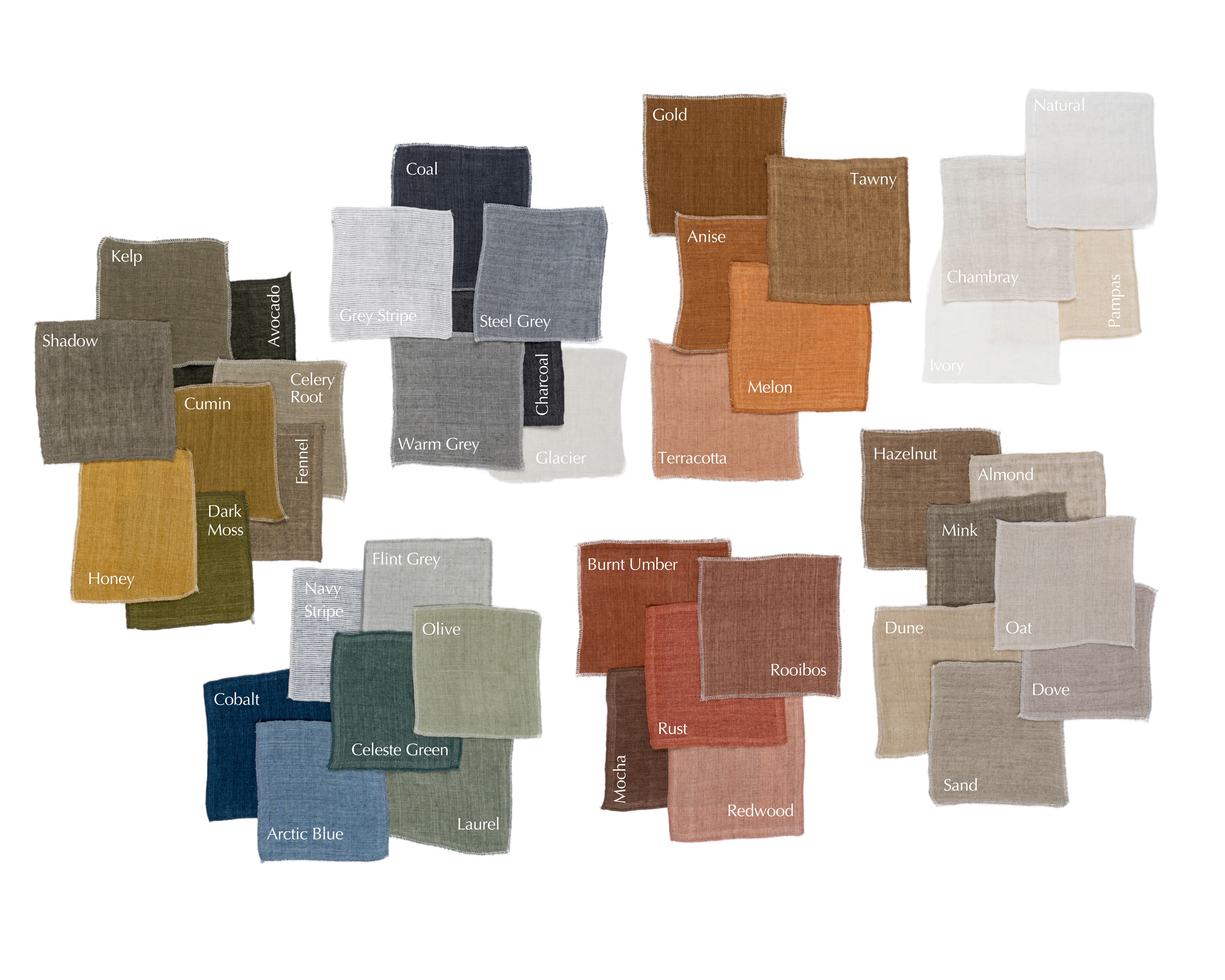 Coussin Lina en lin belge | 61 x 61 cm | Gris acier