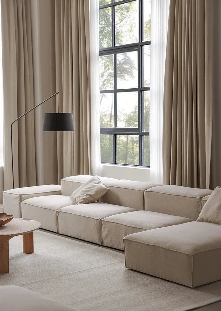 Canapé Ayame | Lin | Design modulable - Les Trouvailles de JustineSofaNisu HomeSpacieux