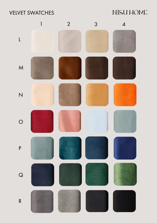 Canapé Minita | Velours ou bouclé | Modulable - Les Trouvailles de JustineNisu Home2 places + poufBouclé