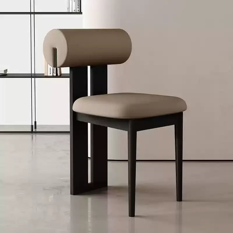 Chaise Izumi | Velours luxueux | Pieds boisés - Les Trouvailles de JustineChairNisu HomeBeigeBois naturelUnité
