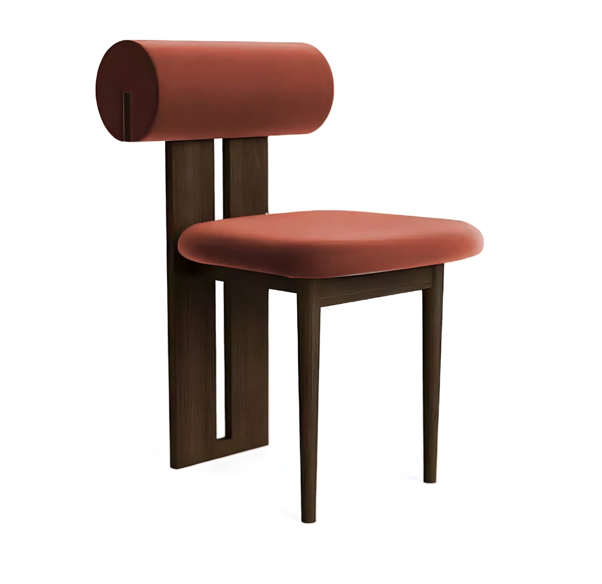 Chaise Izumi | Velours luxueux | Pieds boisés - Les Trouvailles de JustineChairNisu HomeTerracottaBois naturelUnité