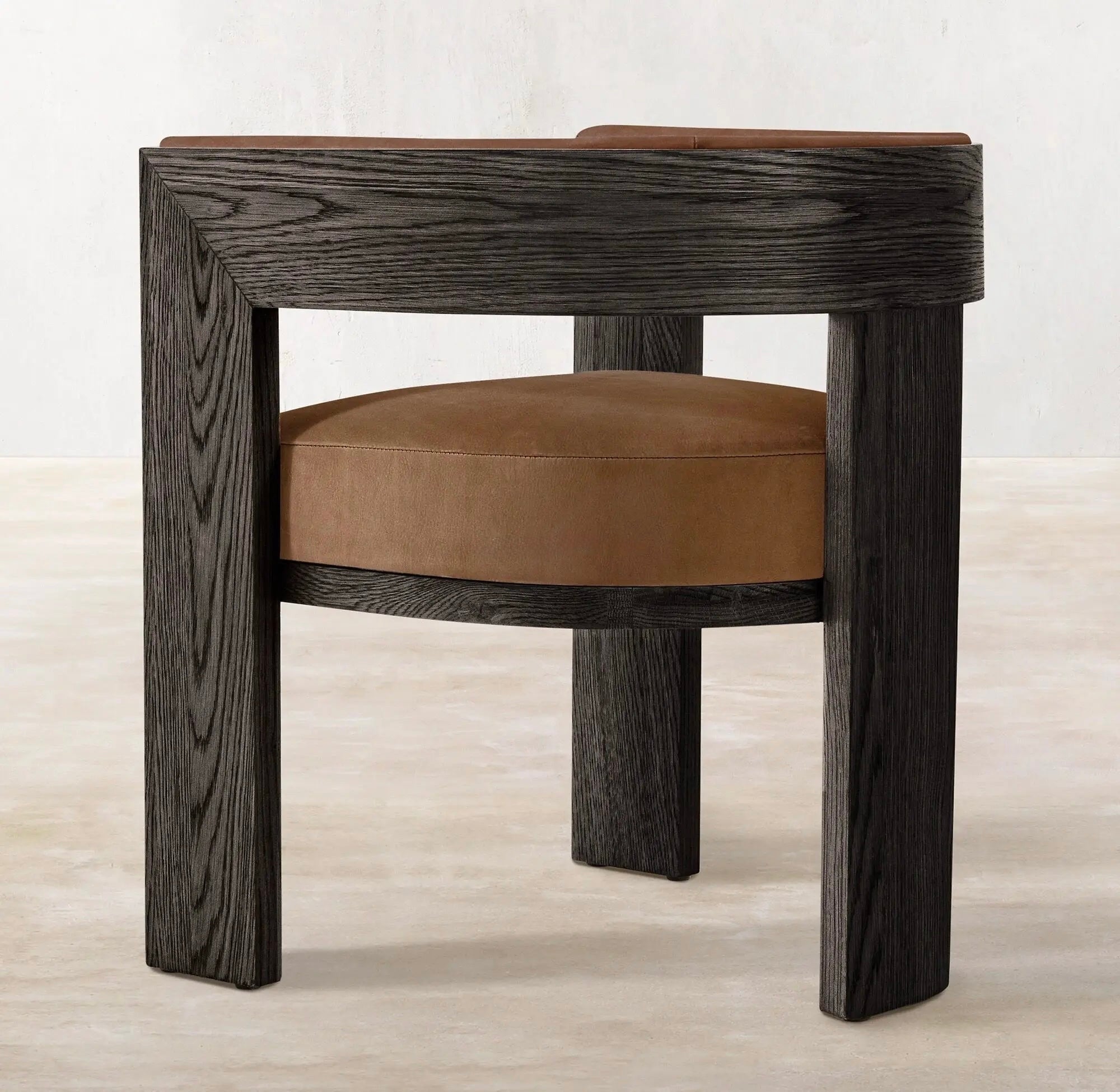 Chaise Miran | Cuir et chêne massif | Design contemporain - Les Trouvailles de JustineNisu HomeFoncéUnité