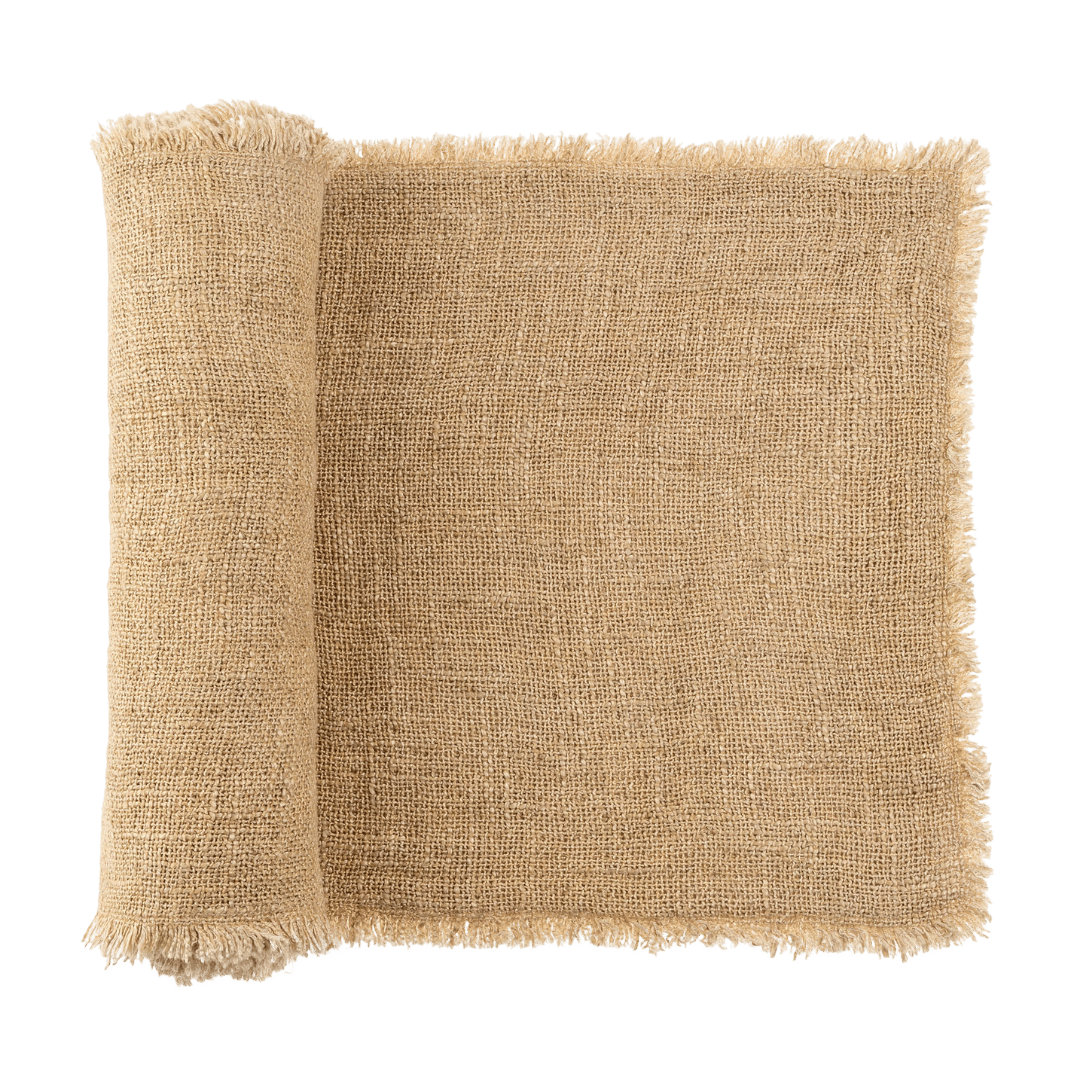 Chemin de Table Tissé Culver | 35x275 cm | Teinte Désert - Les Trouvailles de JustineIndaba Home