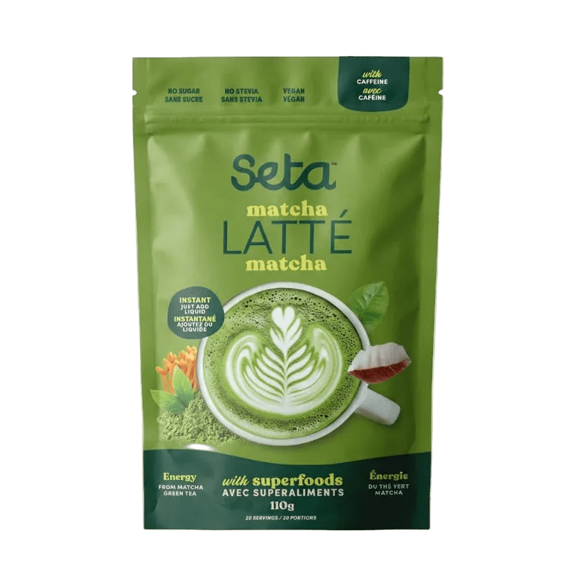 Pochon de latte matcha Seta, boisson instantanée
