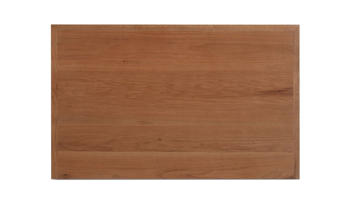 Ensemble de chambre Colton | Lit en cuir et manguier | Style mid-century