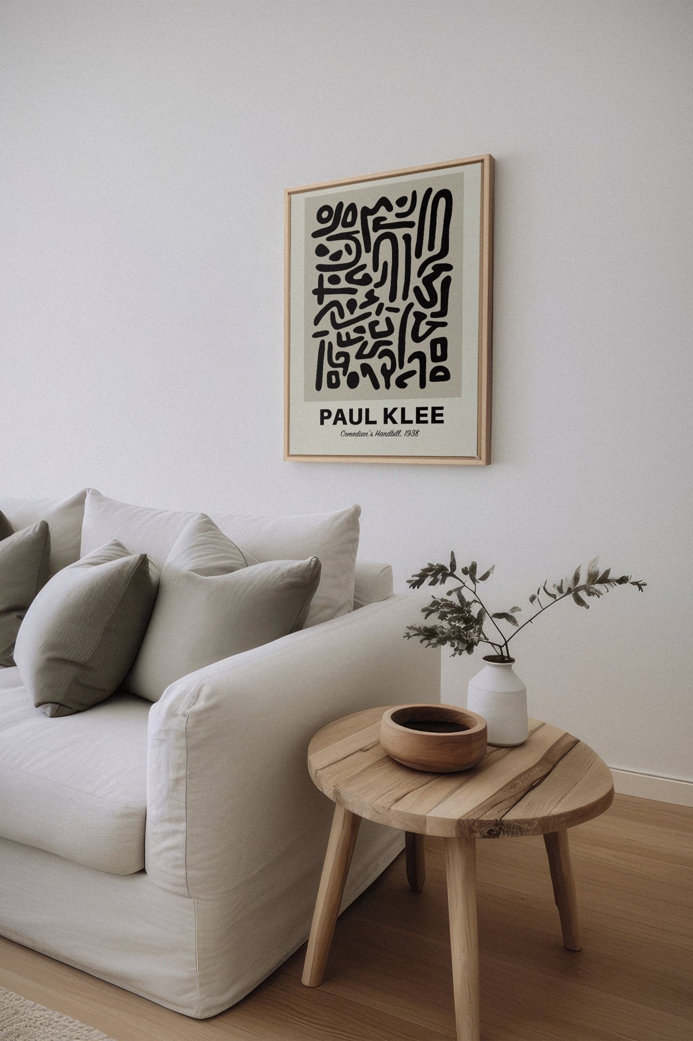 COMEDIAN'S HANDBILL, Oeuvre sur toile étirée - Les Trouvailles de JustinecanvasOleka Canvas12x16Bois naturel