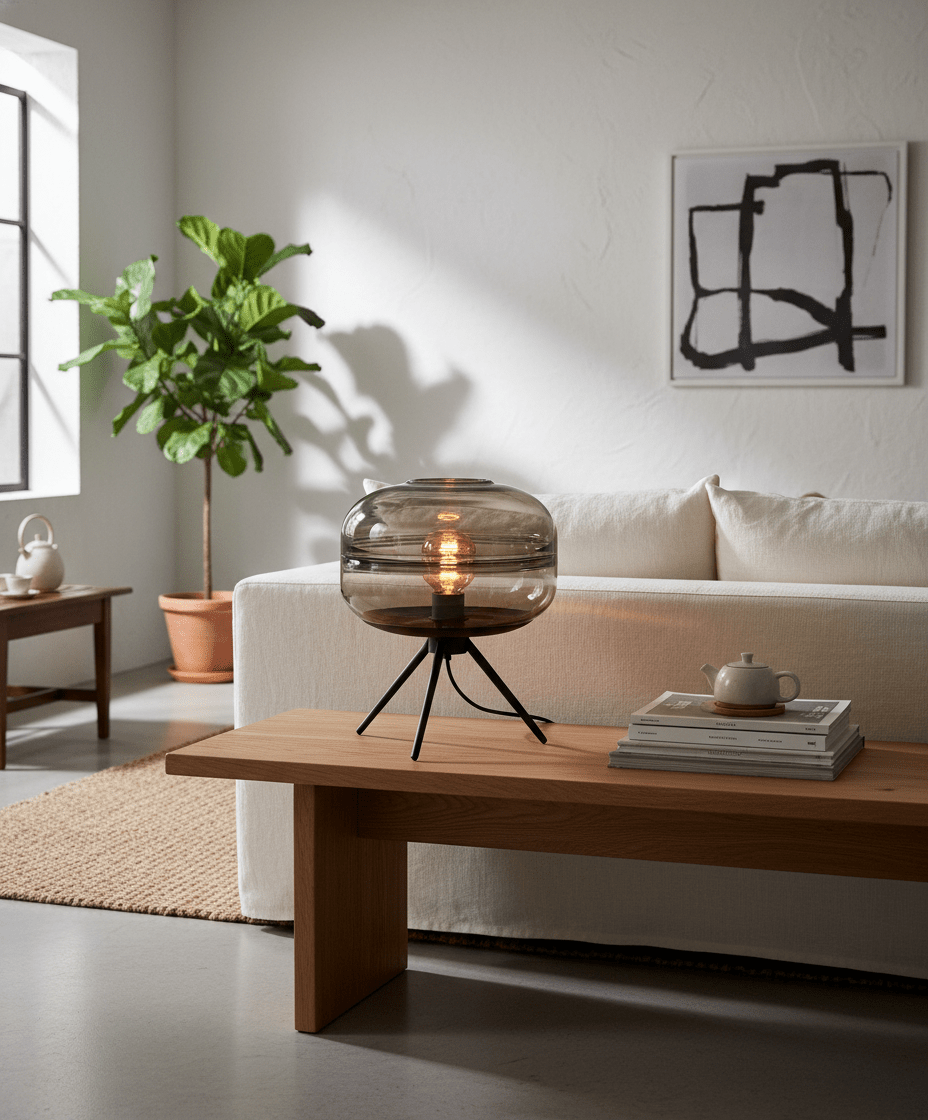 Cosmic Sphere accent lamp | Handmade | Adjustable tri-color light
