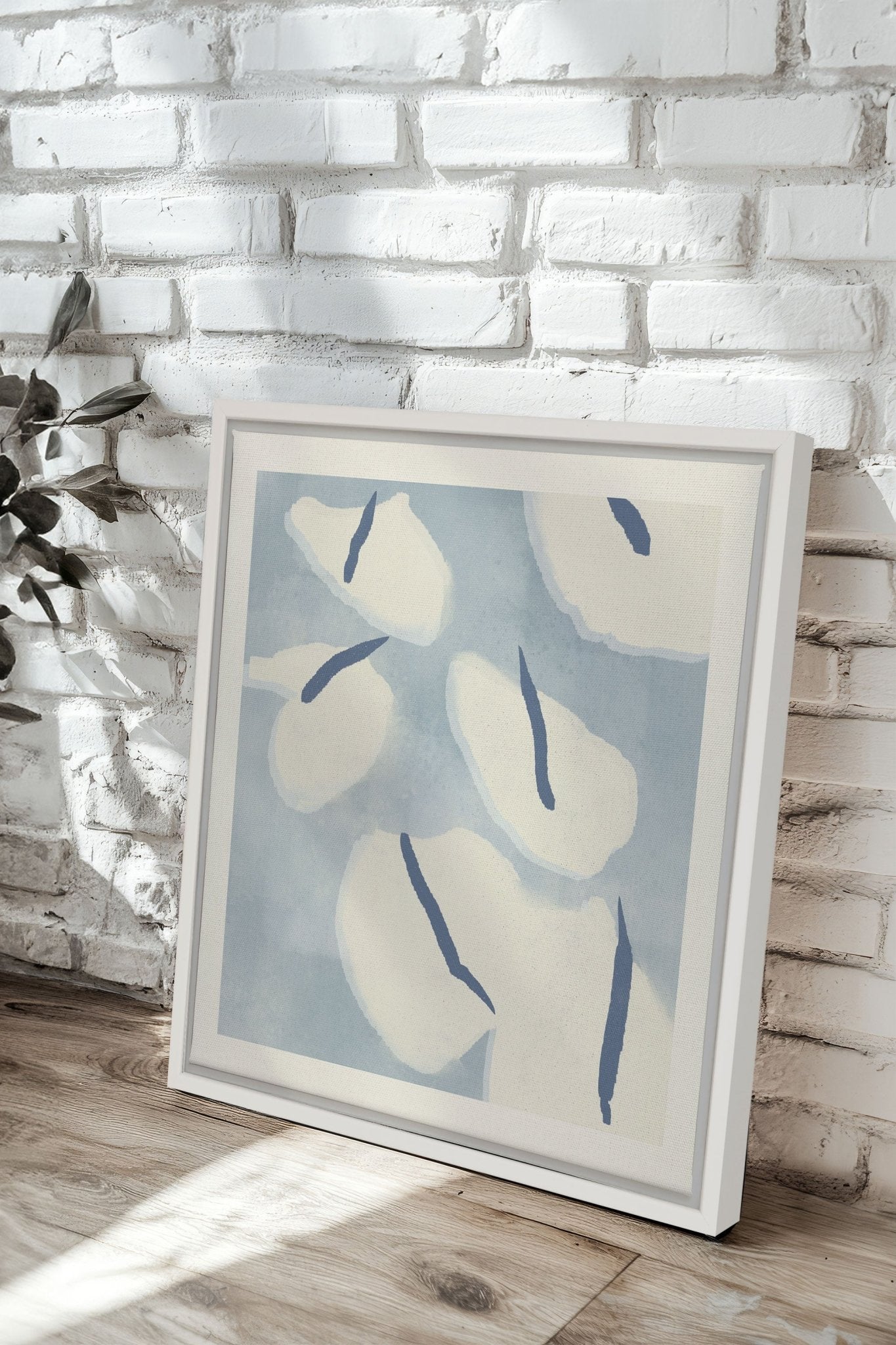 COTON MARINE, Oeuvre sur toile étirée - Les Trouvailles de JustinecanvasOleka Canvas18x18Blanc