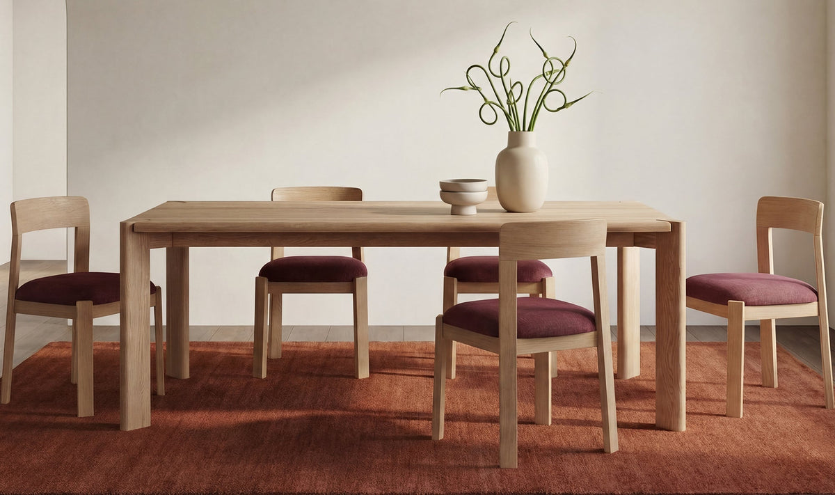 Table de salle à manger Daichi | Bois massif | Jusqu’à 10 personnes