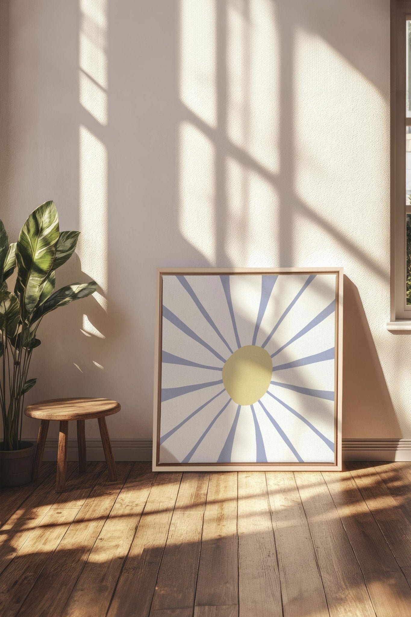 DAISY DREAM, Oeuvre sur toile étirée - Les Trouvailles de JustinecanvasOleka Canvas18x18Bois naturel