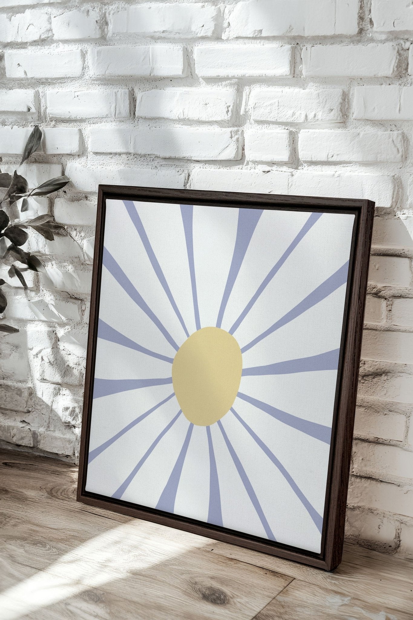 DAISY DREAM, Oeuvre sur toile étirée - Les Trouvailles de JustinecanvasOleka Canvas18x18Espresso