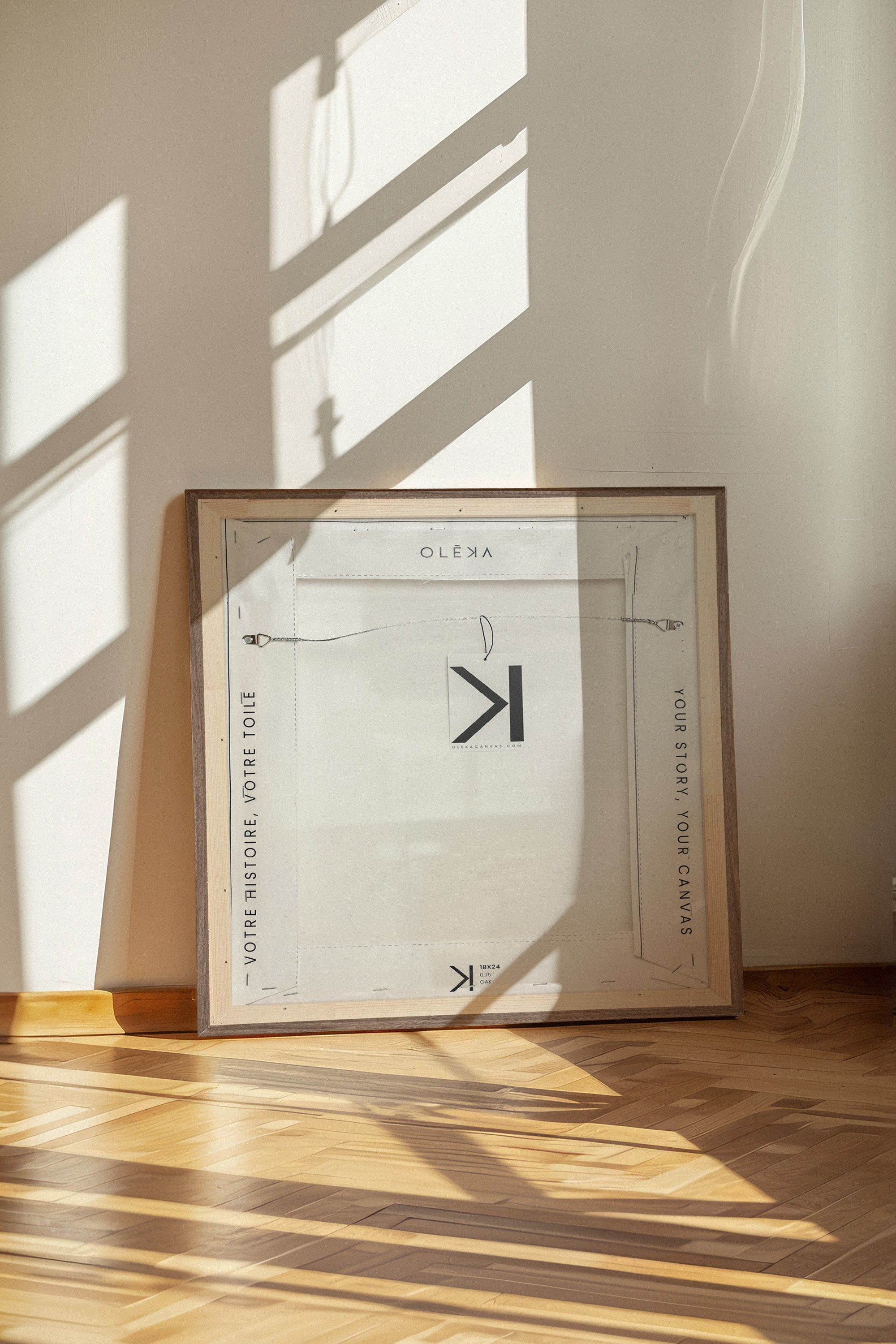 GRAIN D'OMBRE, Oeuvre sur toile étirée