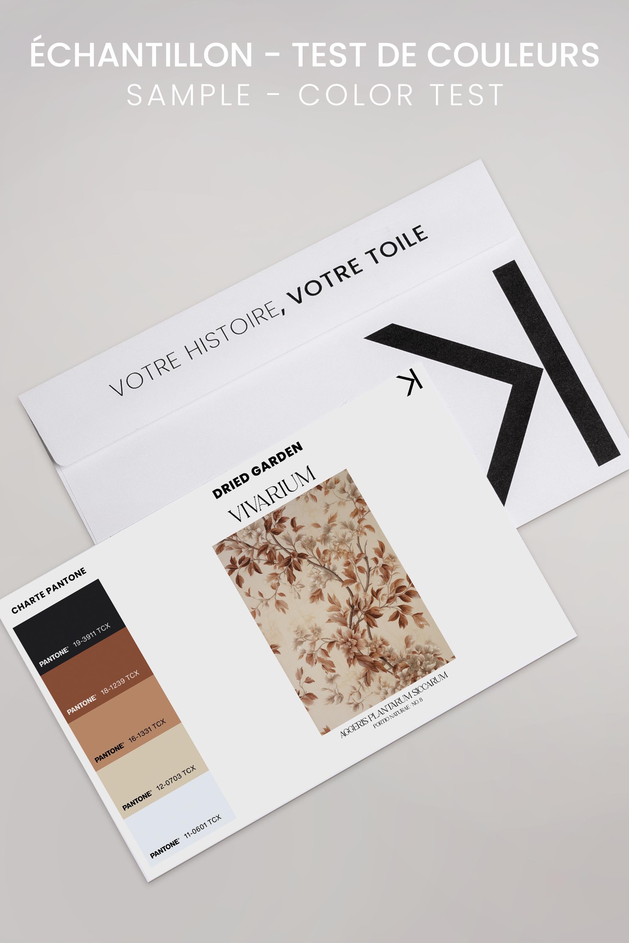 DRIED GARDEN, Oeuvre sur toile étiré