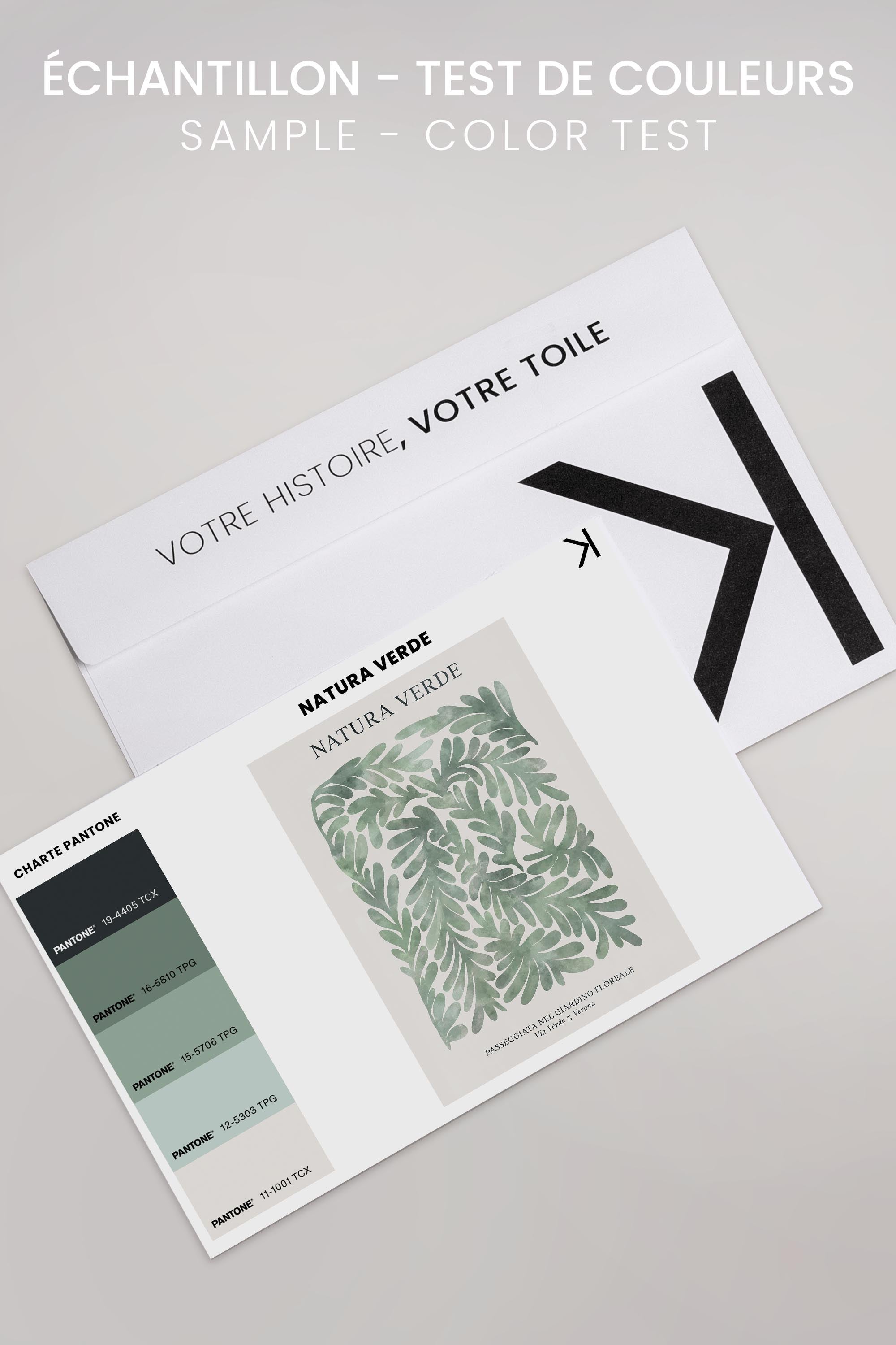 NATURA VERDE, Oeuvre sur toile étiré