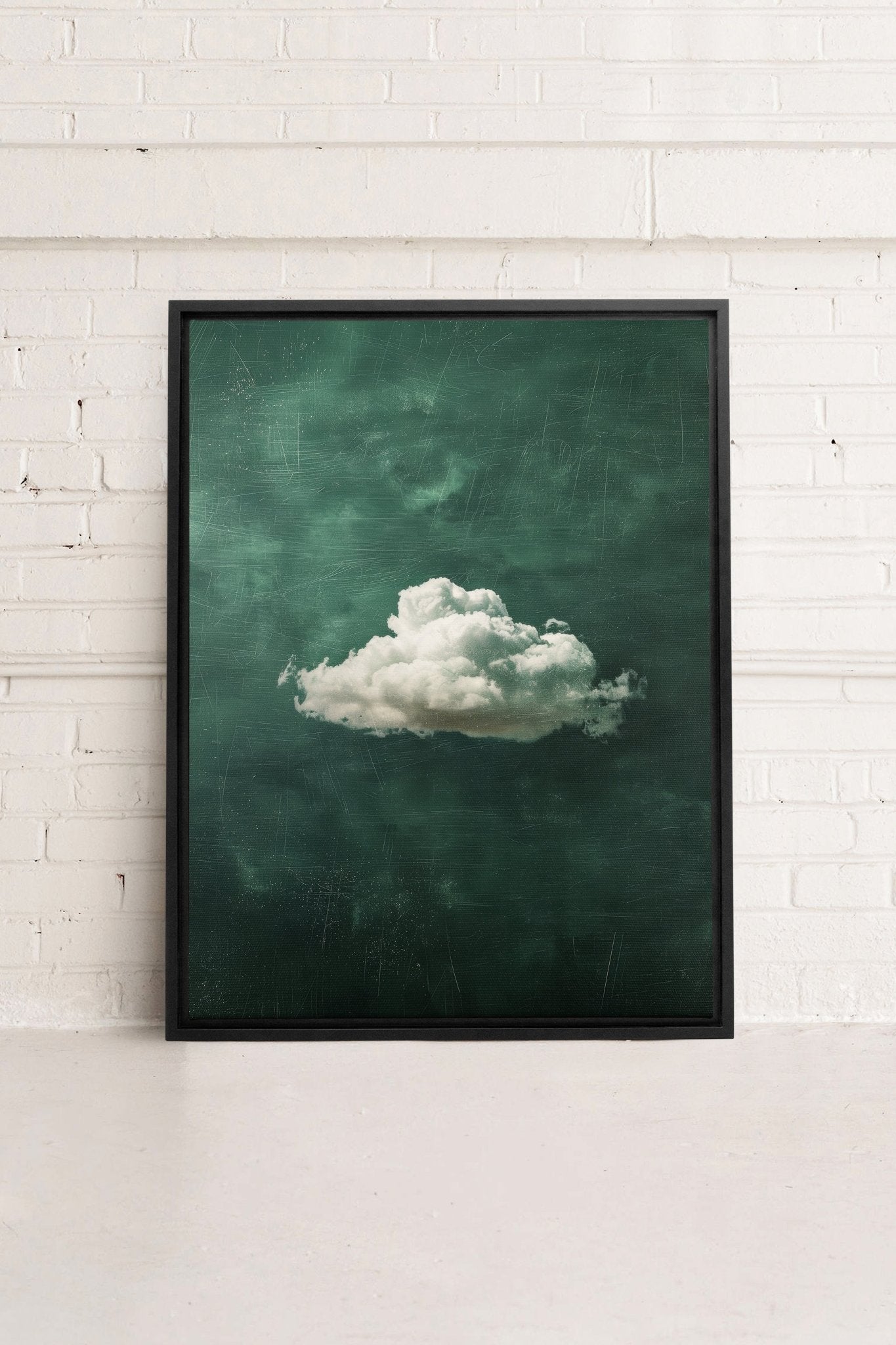 EMERALD DREAM, Oeuvre sur toile étirée - Les Trouvailles de JustinecanvasOleka Canvas9x12Noir