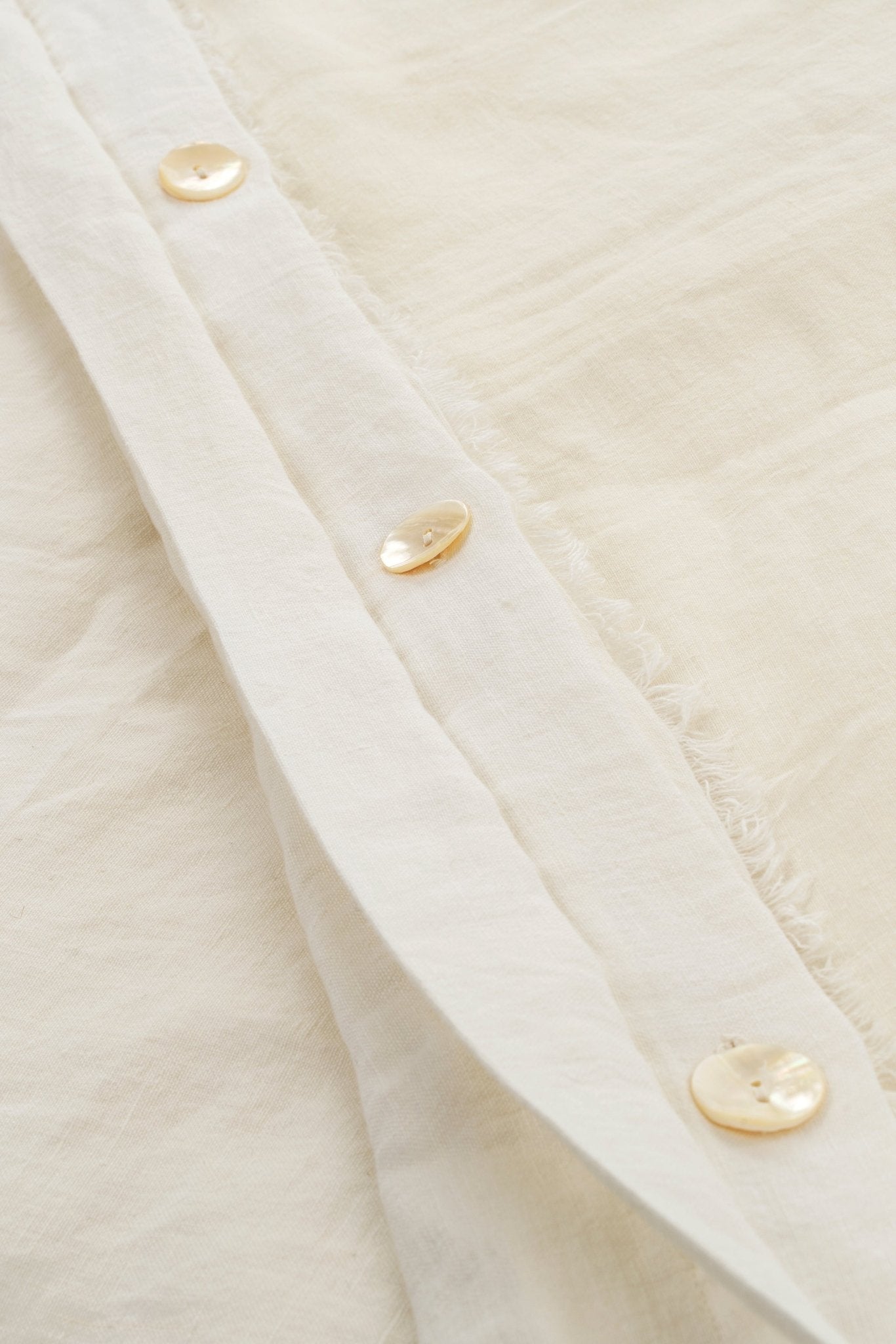 Ensemble de Literie Lina en Lin | Format Queen | Ivoire Naturel - Les Trouvailles de JustineIndaba Home