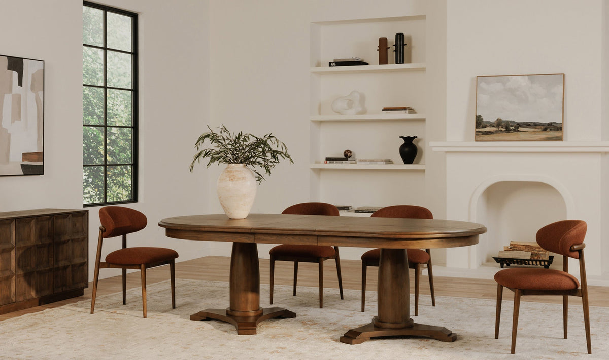 Chaise de salle à manger Etta | Style mid-century | 4 options de revêtement