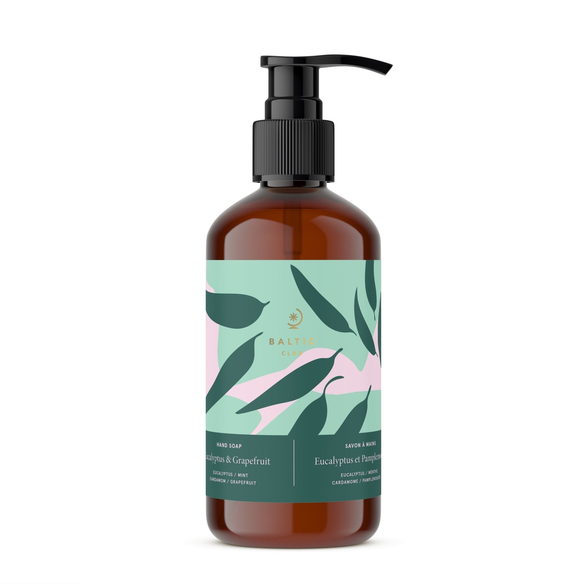 Savon liquide pour les mains eucalyptus et pamplemousse